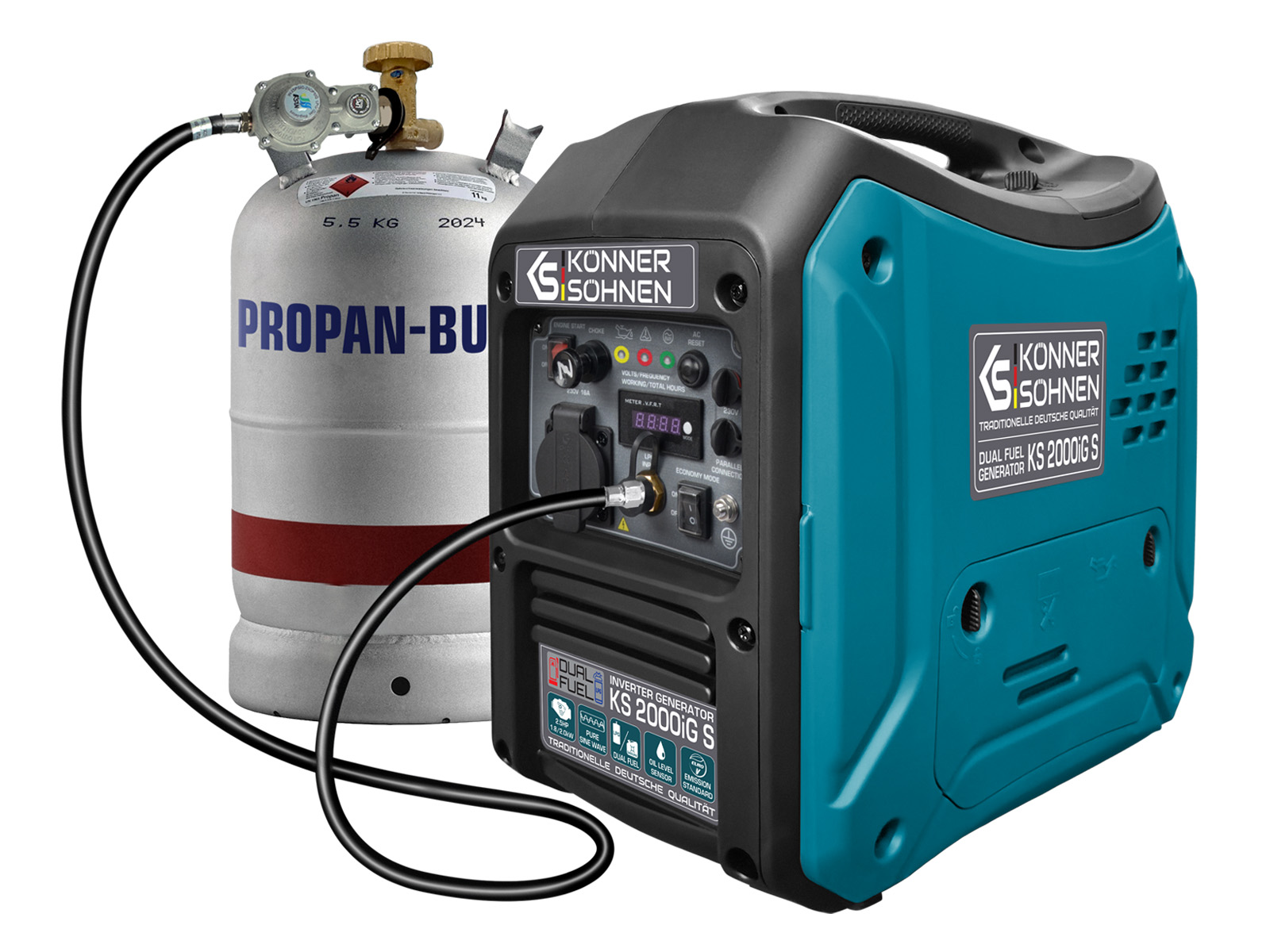 K&S Inverter 2.000 Watt Benzin KS2000iG S Stromaggregat auch Werkzeuge K&S Inverter 2.000 Watt Benzin KS2000iG S Stromaggregat auch Werkzeuge