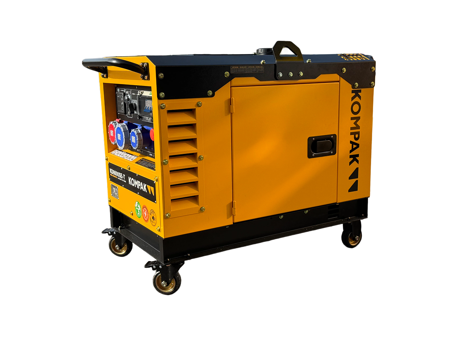KOMPAK Stromerzeuger 7,9 kVA  Diesel KD8600SE-T Stromaggregat