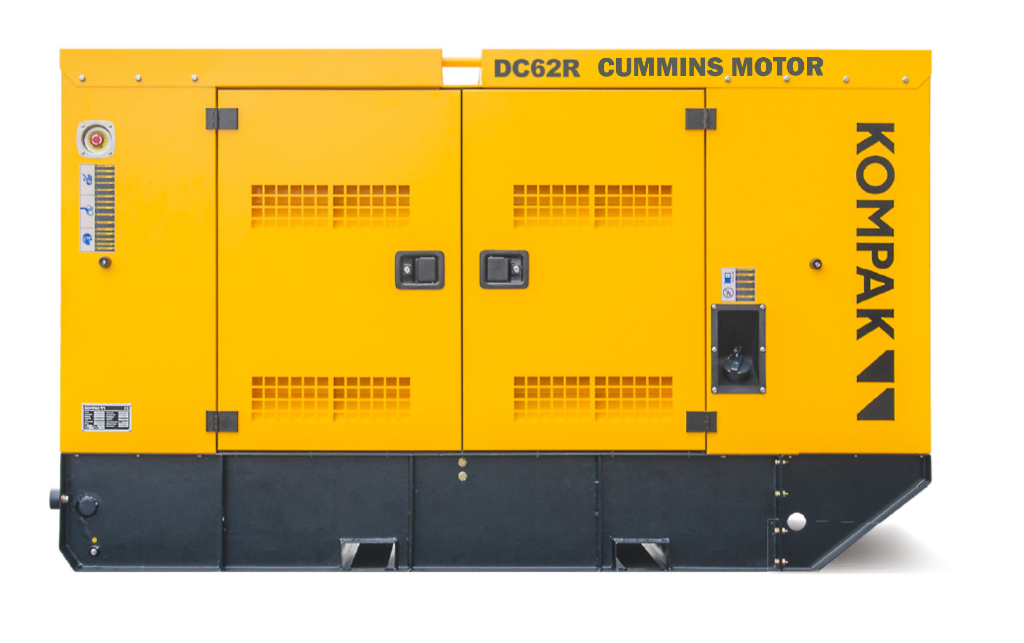 62 kVA CUMMINS Diesel DC62R Industrie Stromerzeuger von KOMPAK