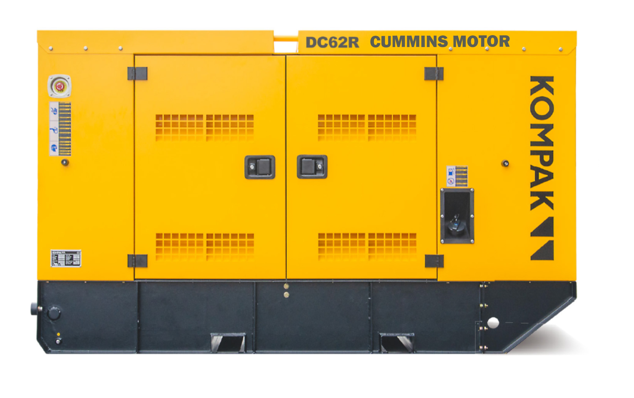 62 kVA CUMMINS Diesel DC62R Industrie Stromerzeuger von KOMPAK 62 kVA CUMMINS Diesel DC62R Industrie Stromerzeuger von KOMPAK