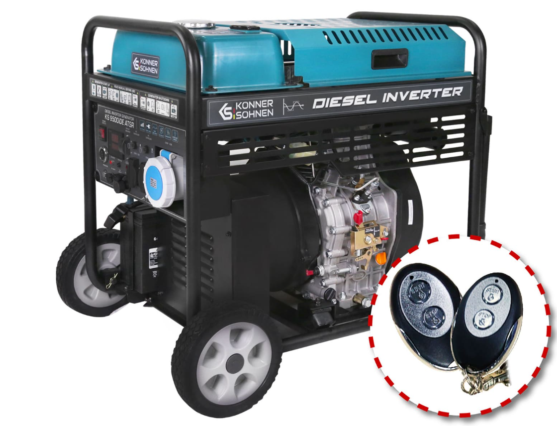 Diesel K&S Inverter Stromaggregat 10.000 Watt KS9500iDE ATSR Diesel K&S Inverter Stromaggregat 10.000 Watt KS9500iDE ATSR