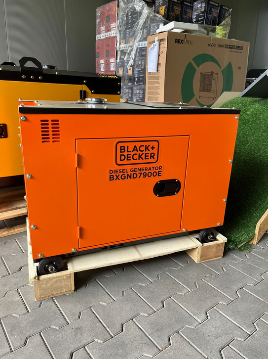 [OUTLET#592] Black + Decker Full Power 8 kVA  Diesel  BXGND7900E 230&400 V Stromaggregat