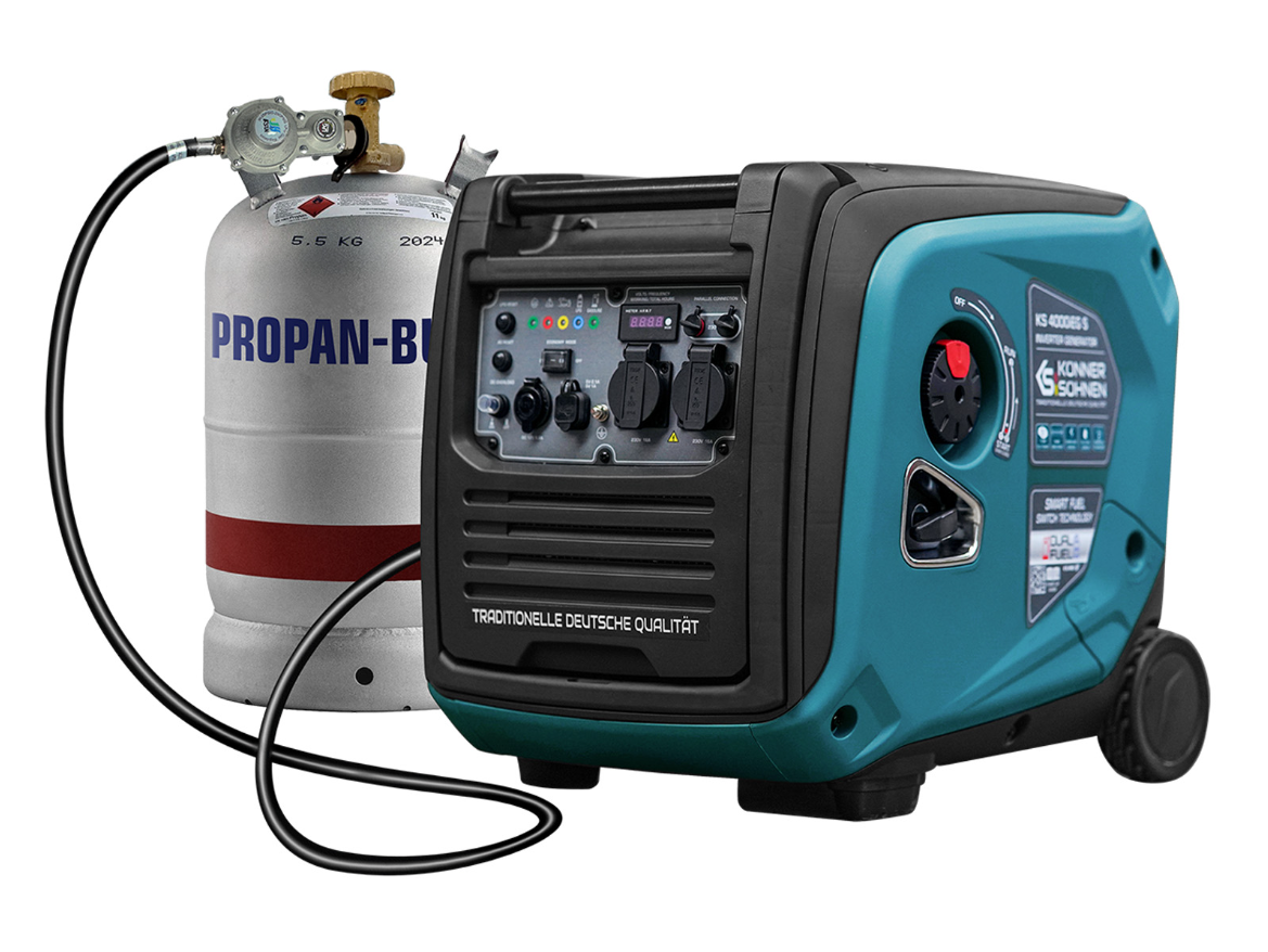 Gas & Benzin K&S Inverter Stromaggregat 4.000 Watt KS4000iEGS mit E-Starter Gas & Benzin K&S Inverter Stromaggregat 4.000 Watt KS4000iEGS mit E-Starter