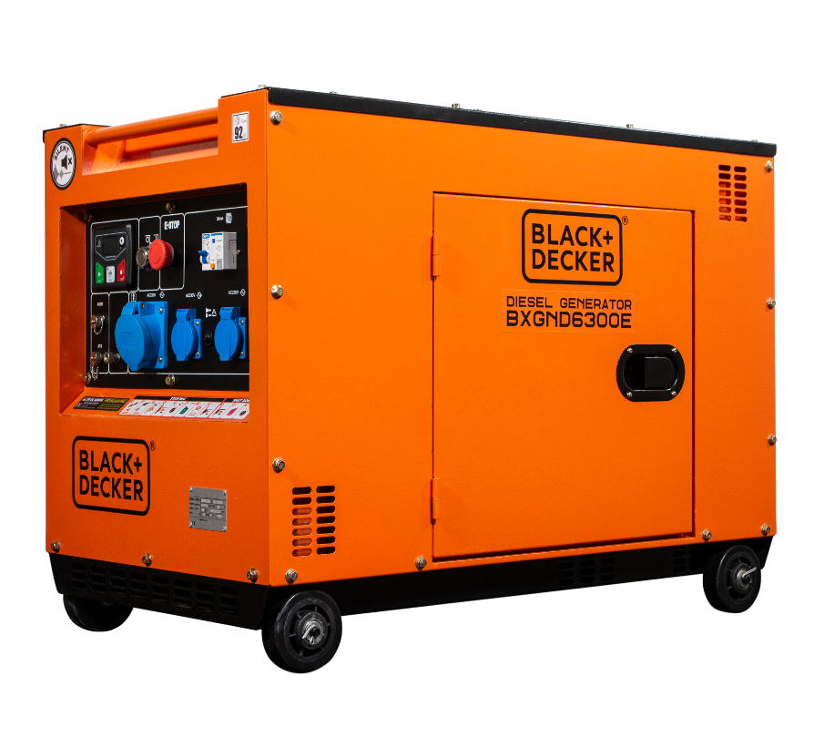Silent Diesel Generator AVR/ATS/FB 7kVA Notstromaggregat