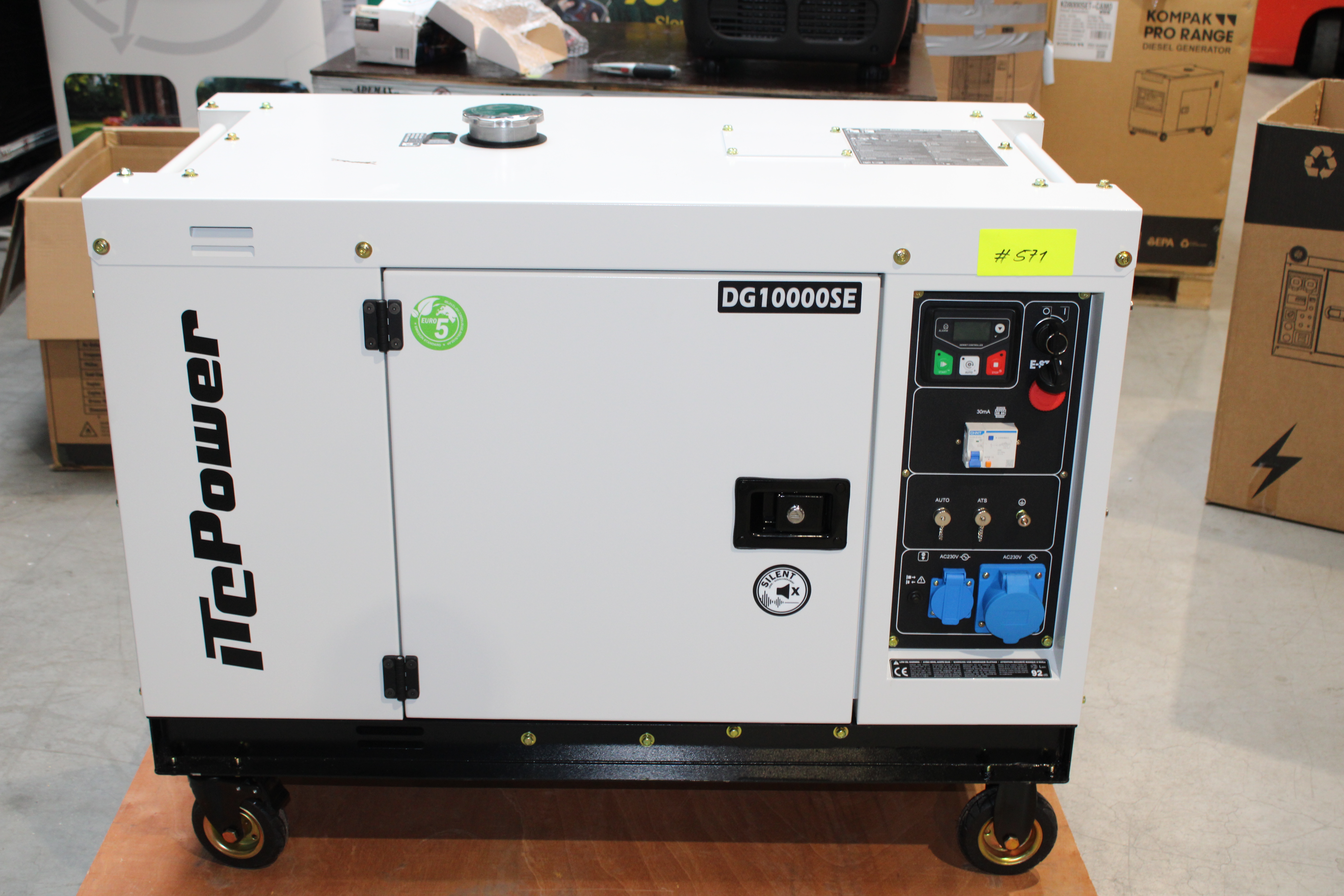 [OUTLET#571] ITC POWER 8,5 kW Diesel DG10000SE Stromaggregat Stromerzeuger