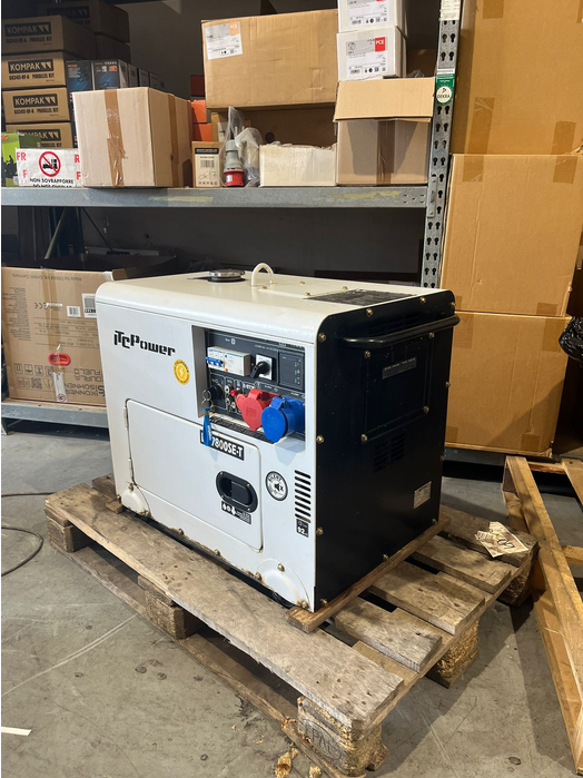 [OUTLET#619]  ITC POWER Full Power 8 kVA Diesel DG7800SE-T 230&400 Stromaggregat Stromerzeuger