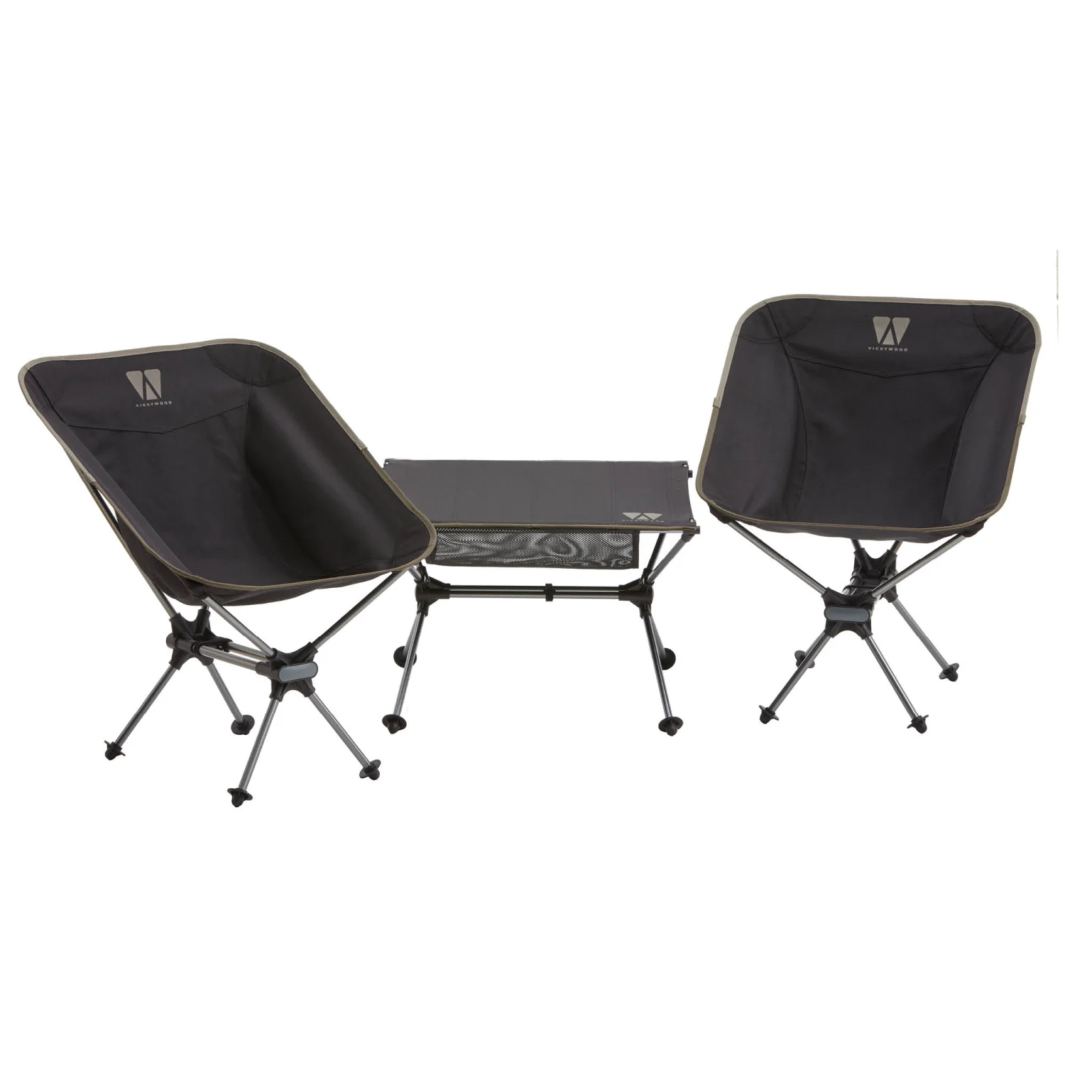 Set Lightweight Camping Stühle & Tisch von Vickywood 2.0, VW-CTCT-SET03