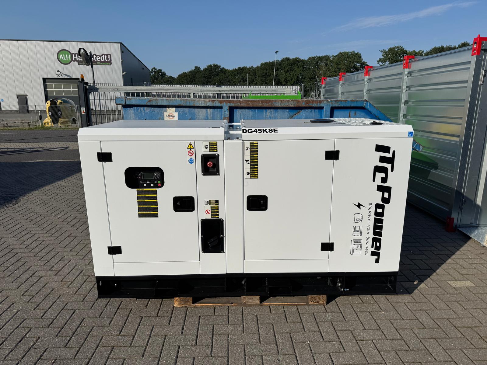 [OUTLET#490] ITC Power 44 kVA Diesel DG45KSE Industrie Stromerzeuger Stromaggregat