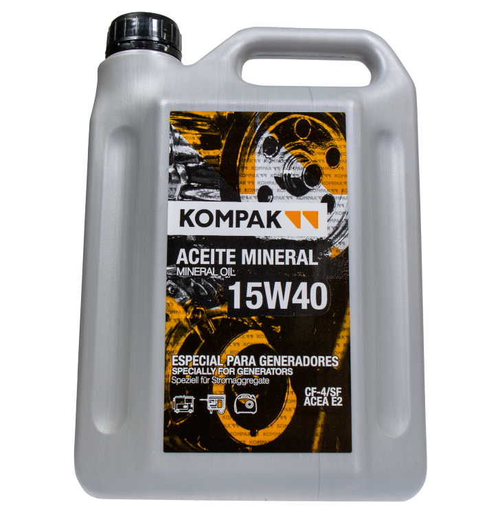                     2 Liter Öl Kompak 15W40 - Speziell für Stromaggregate
                                    