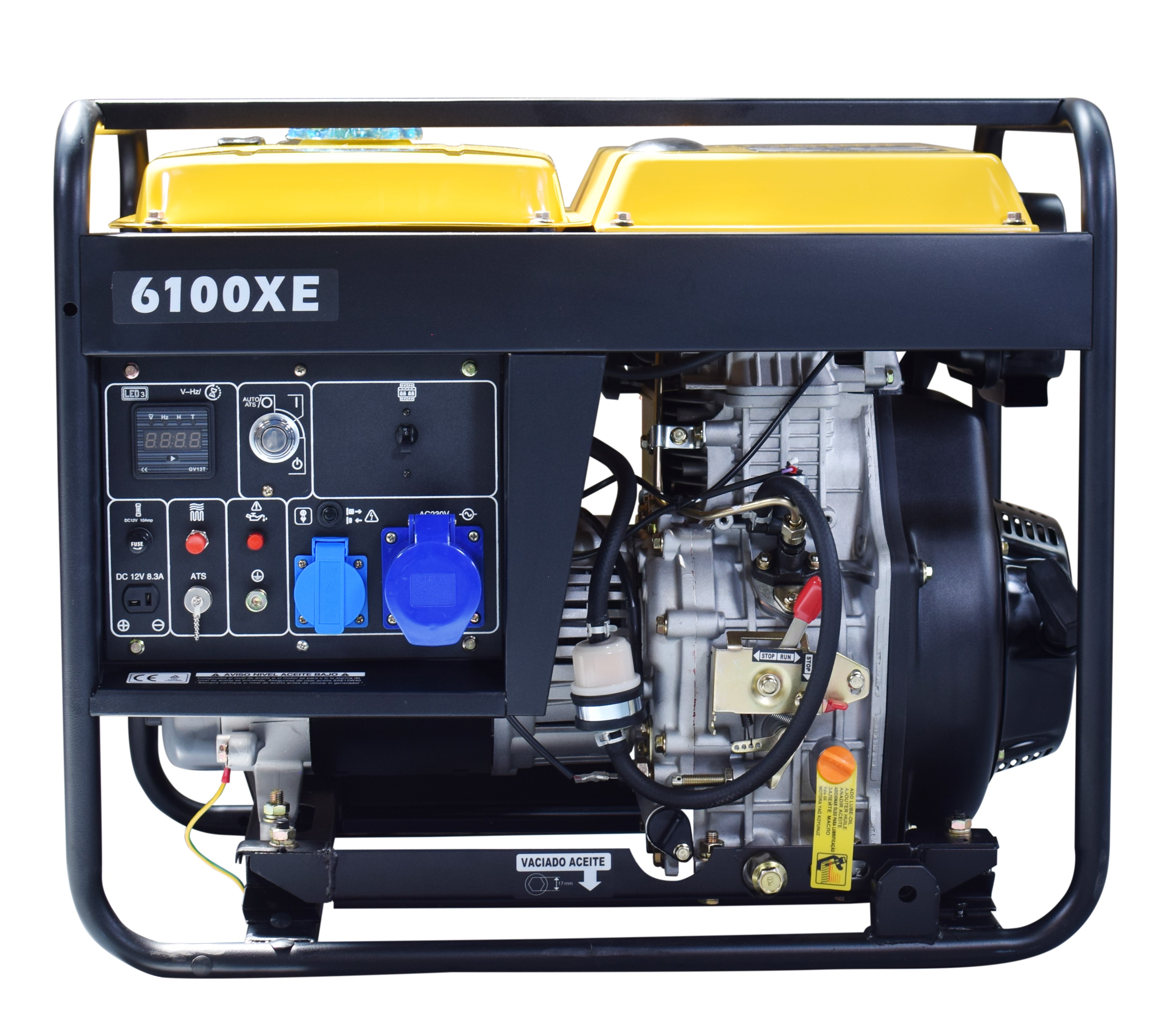 KOMPAK 5500 Watt Diesel 6100XE Stromaggregat Stromerzeuger KOMPAK 5500 Watt Diesel 6100XE Stromaggregat Stromerzeuger