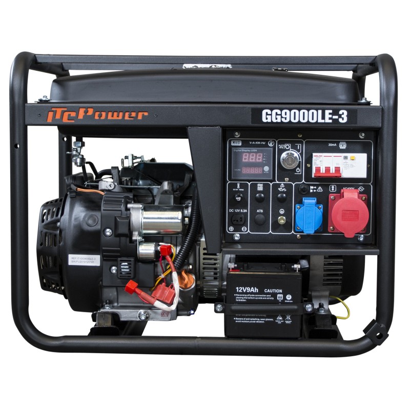 ITC POWER 8.3 kVA Benzin GG9000LE-3 400 V Stromaggregat ITC POWER 8.3 kVA Benzin GG9000LE-3 400 V Stromaggregat