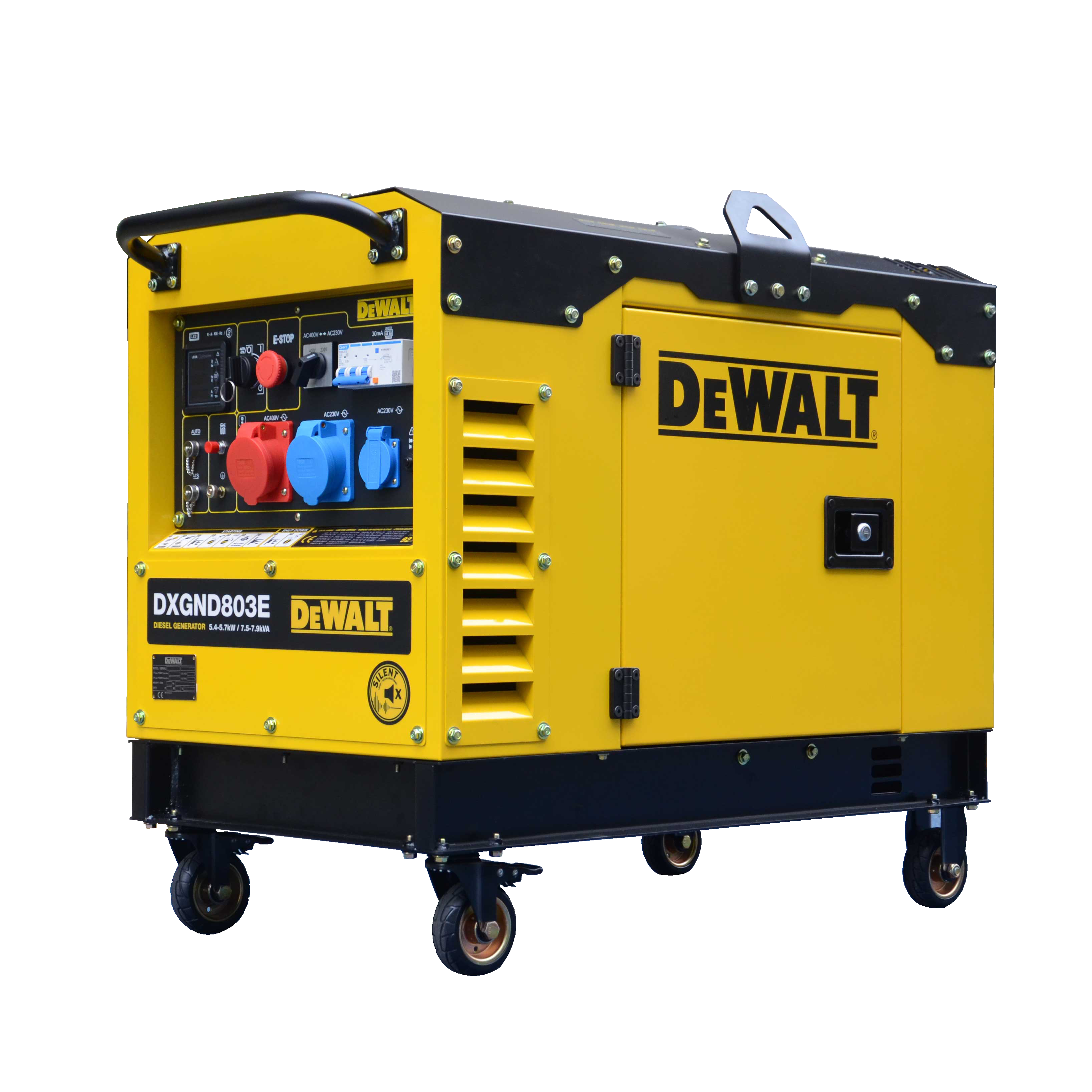 DeWalt Stromerzeuger 7,9 kVA Diesel DXGND803E Stromaggregat DeWalt Stromerzeuger 7,9 kVA Diesel DXGND803E Stromaggregat