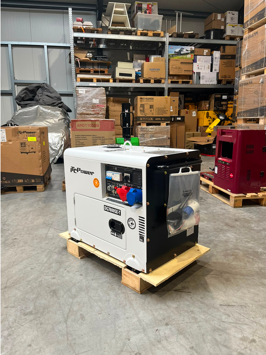 [OUTLET#697] ITC POWER Full Power 8 kVA Diesel DG7800SE-T 230&400 Stromaggregat Stromerzeuger