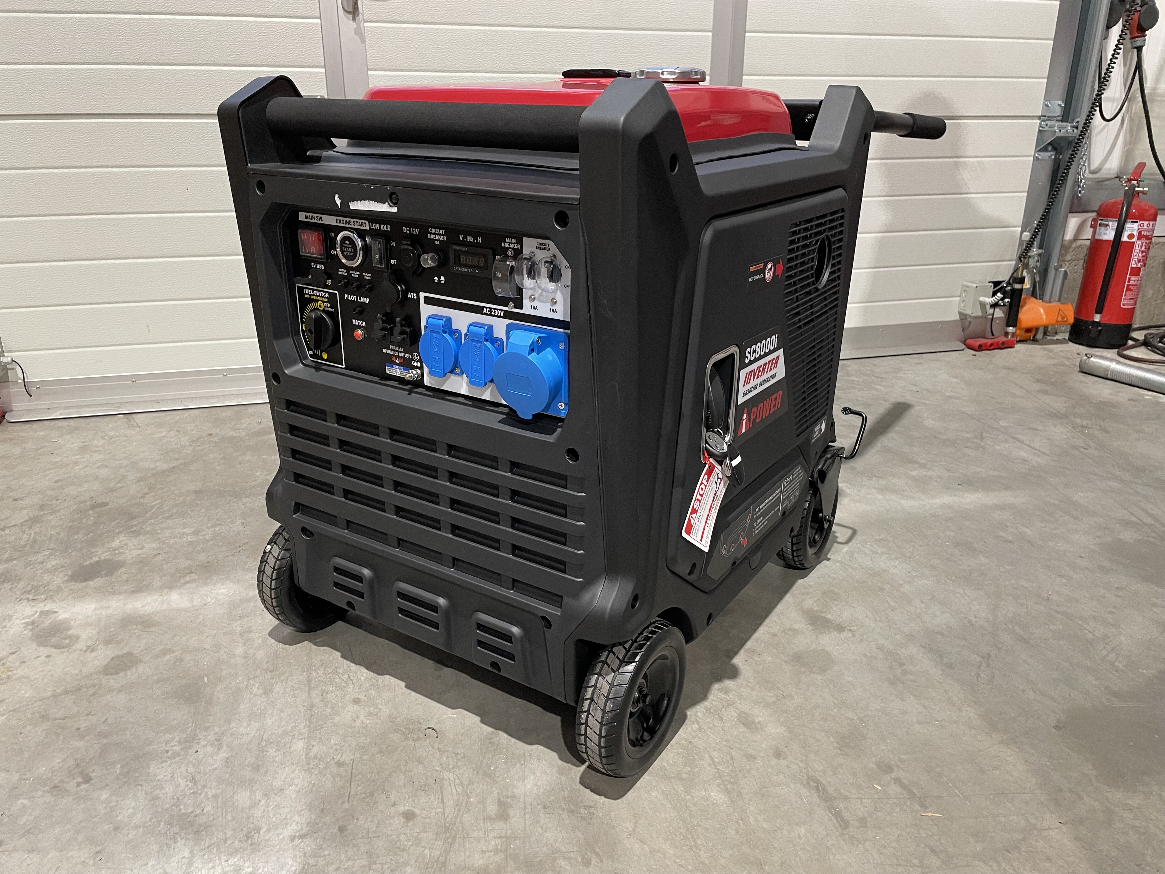 [OUTLET#223] Ai Power Inverter Stromaggregat Benzin 7500 Watt SC8000i 