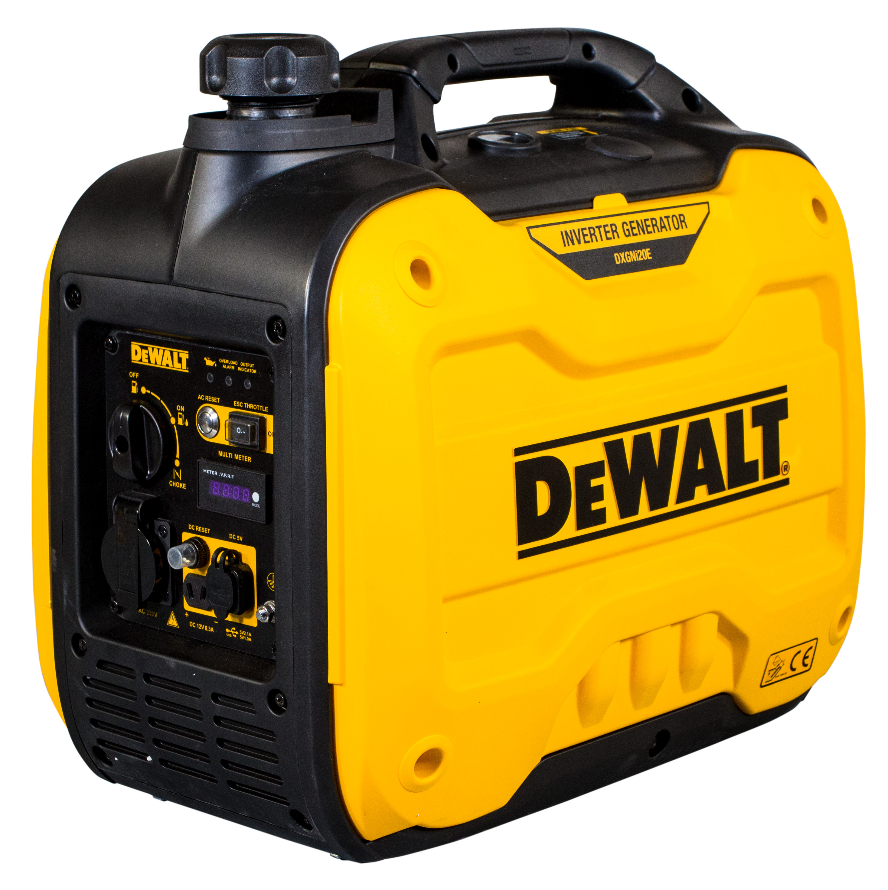 DeWalt Inverter 2000 Watt Benzin DXGNi20E Stromaggregat DeWalt Inverter 2000 Watt Benzin DXGNi20E Stromaggregat