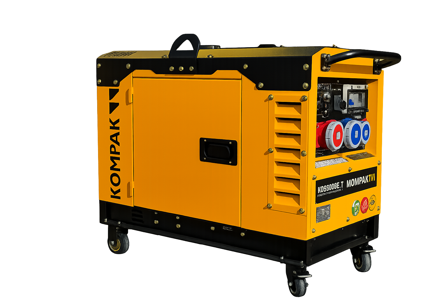 KOMPAK Stromerzeuger 7,9 kVA  Diesel KD8600SE-T Stromaggregat