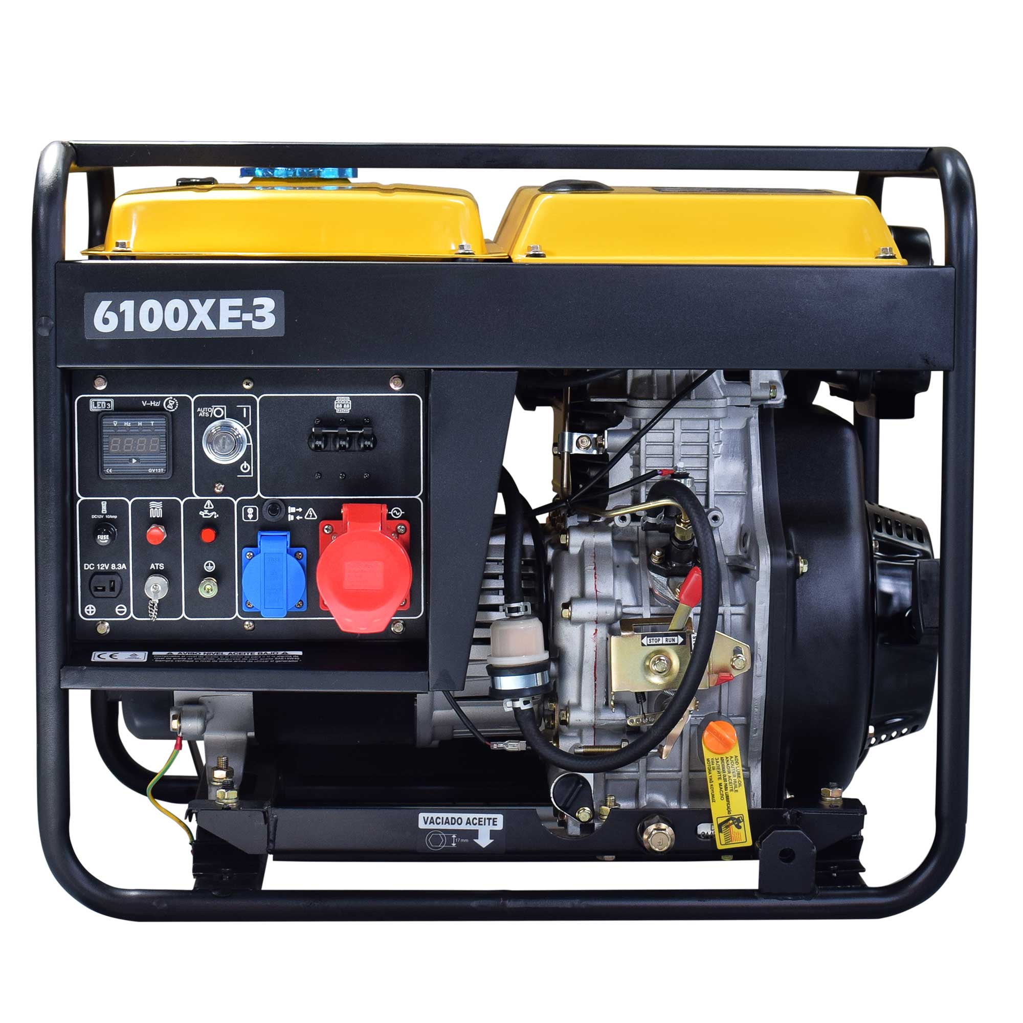 KOMPAK 6.9 kVA Diesel 6100XE-3 400 V Stromaggregat Stromerzeuger KOMPAK 6.9 kVA Diesel 6100XE-3 400 V Stromaggregat Stromerzeuger