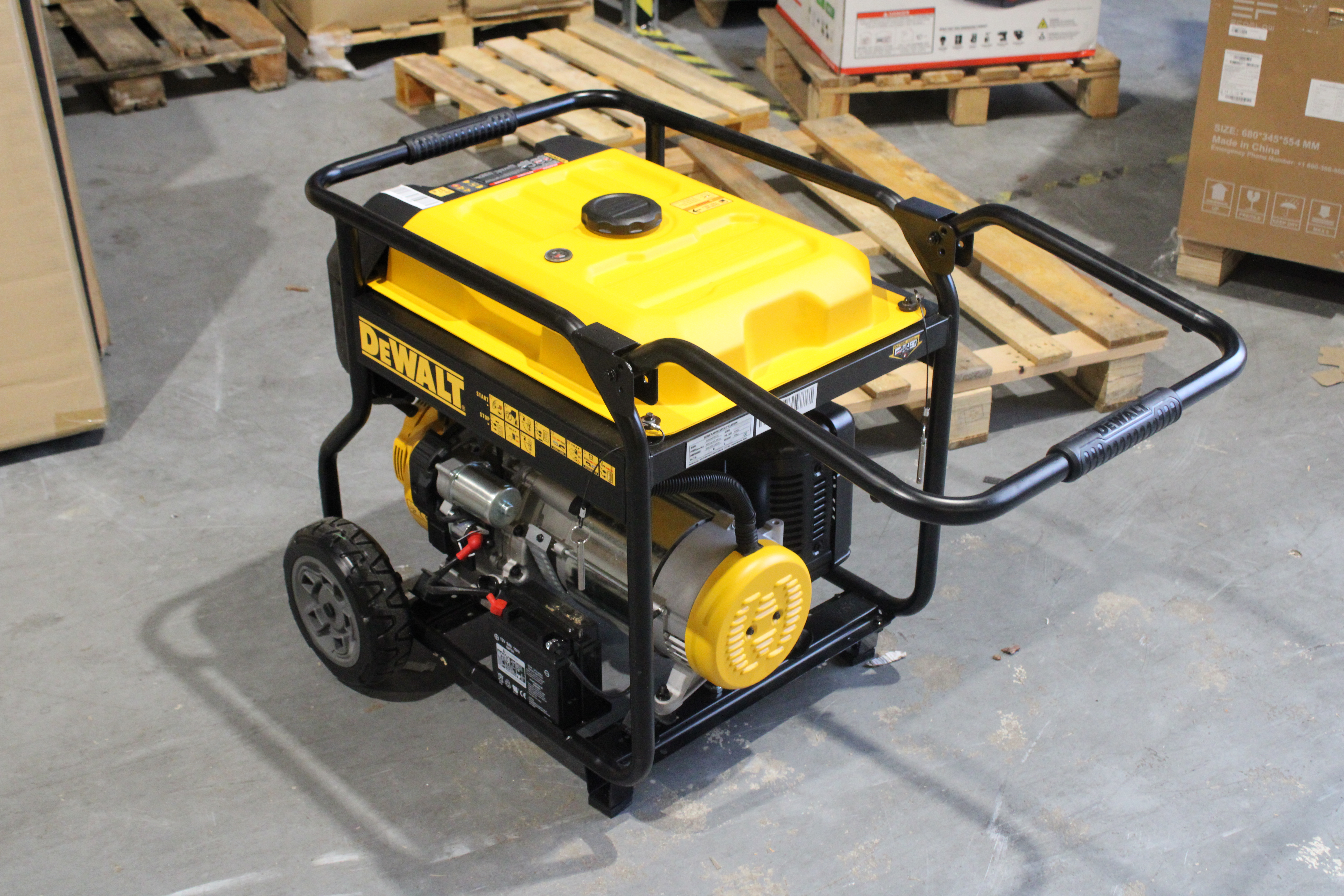 [OUTLET#438] DeWalt Stromerzeuger 10,6 kVA Benziner DXGNP853E Stromaggregat 230 V & 400 V 