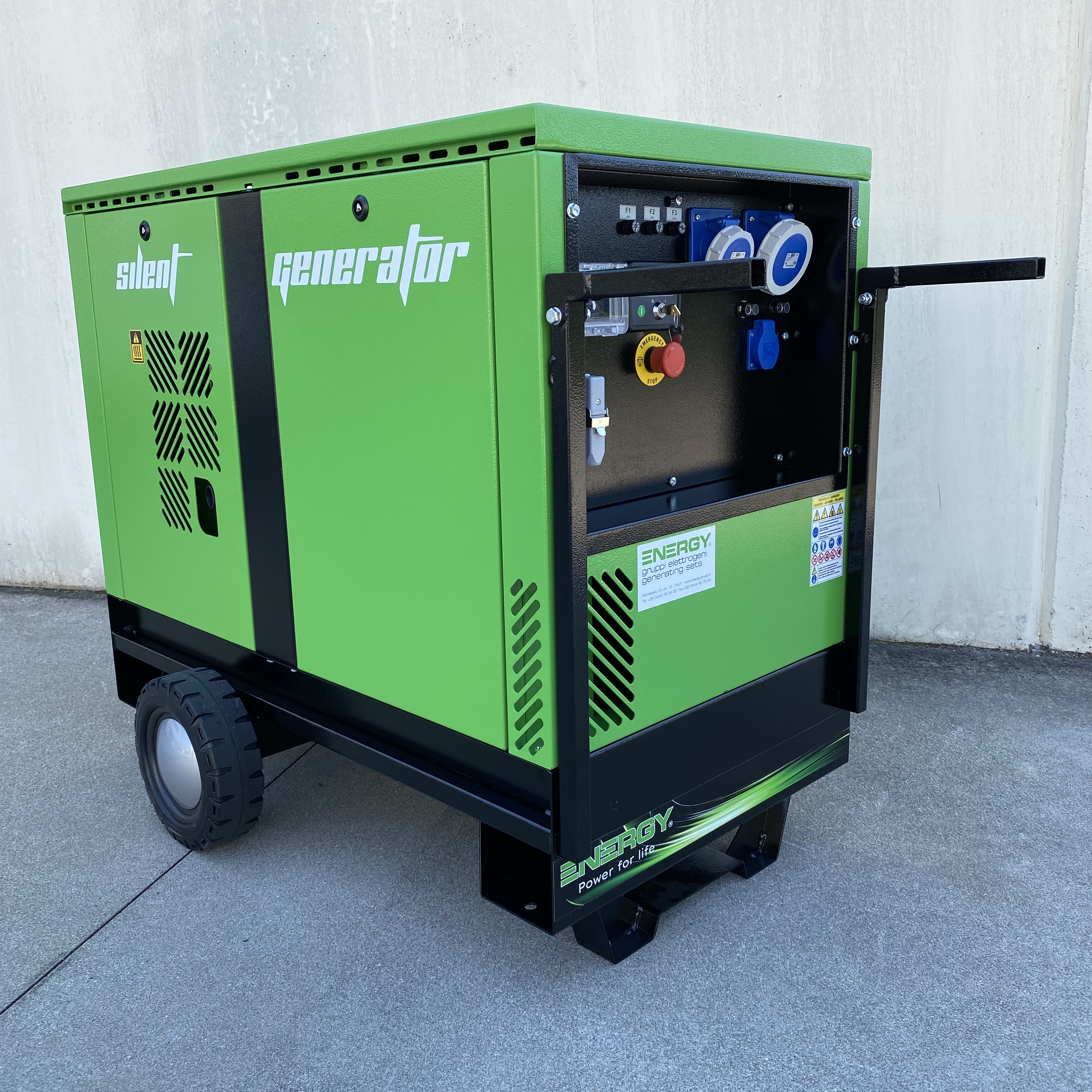 Räder Set für Energy Stromaggregate 7 & 12kVA Räder Set für Energy Stromaggregate 7 & 12kVA