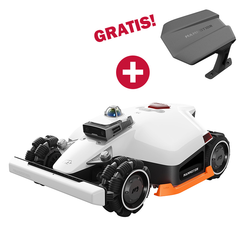 Mammotion Mähroboter LUBA 3 AWD 1500| für 1500 m² mit 360° LiDAR + Dual-Camera AI Vision