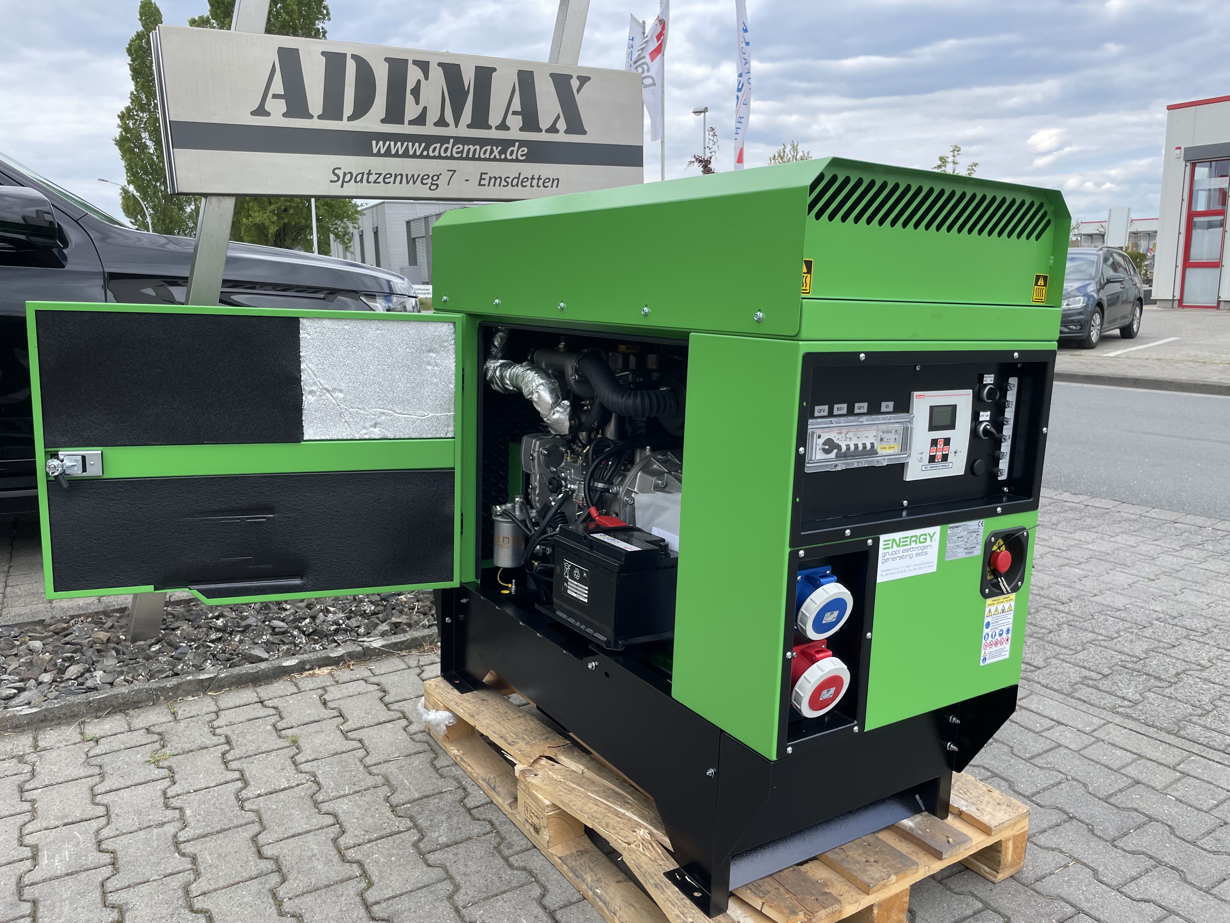 [OUTLET#17] ENERGY Diesel Stromerzeuger 20 kVA 400V ADEY-20TDE-SA Stromaggregat 