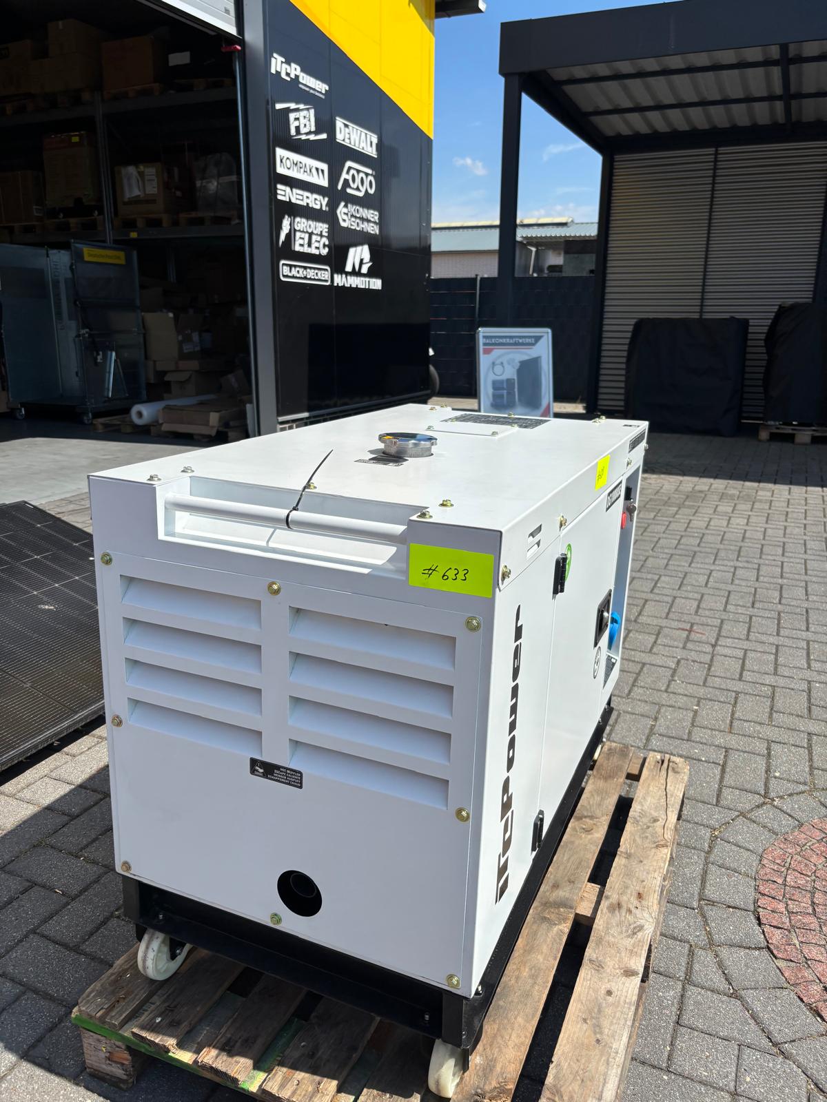 [OUTLET#633] ITC POWER 8,5 kW Diesel DG10000SE Stromaggregat Stromerzeuger