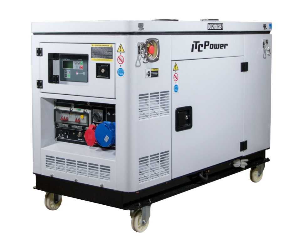 ITC POWER 12,5 kVA Wassergekühlt Diesel DG12000XSE-T Stromaggregat Stromerzeuger ITC POWER 12,5 kVA Wassergekühlt Diesel DG12000XSE-T Stromaggregat Stromerzeuger