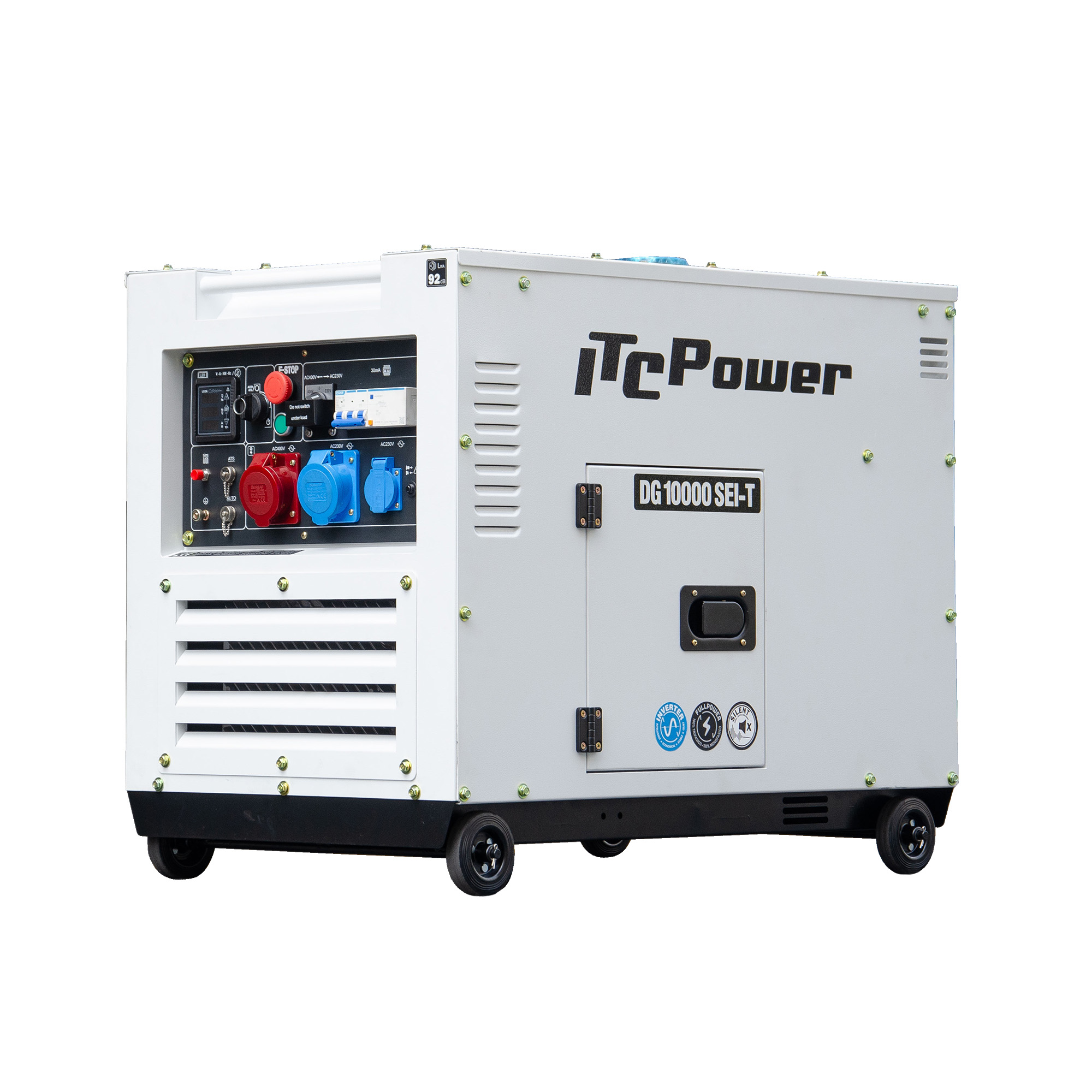 ITC POWER 10,6 kVA 400 V Diesel-Inverter Stromaggregat DG10000SEi-T