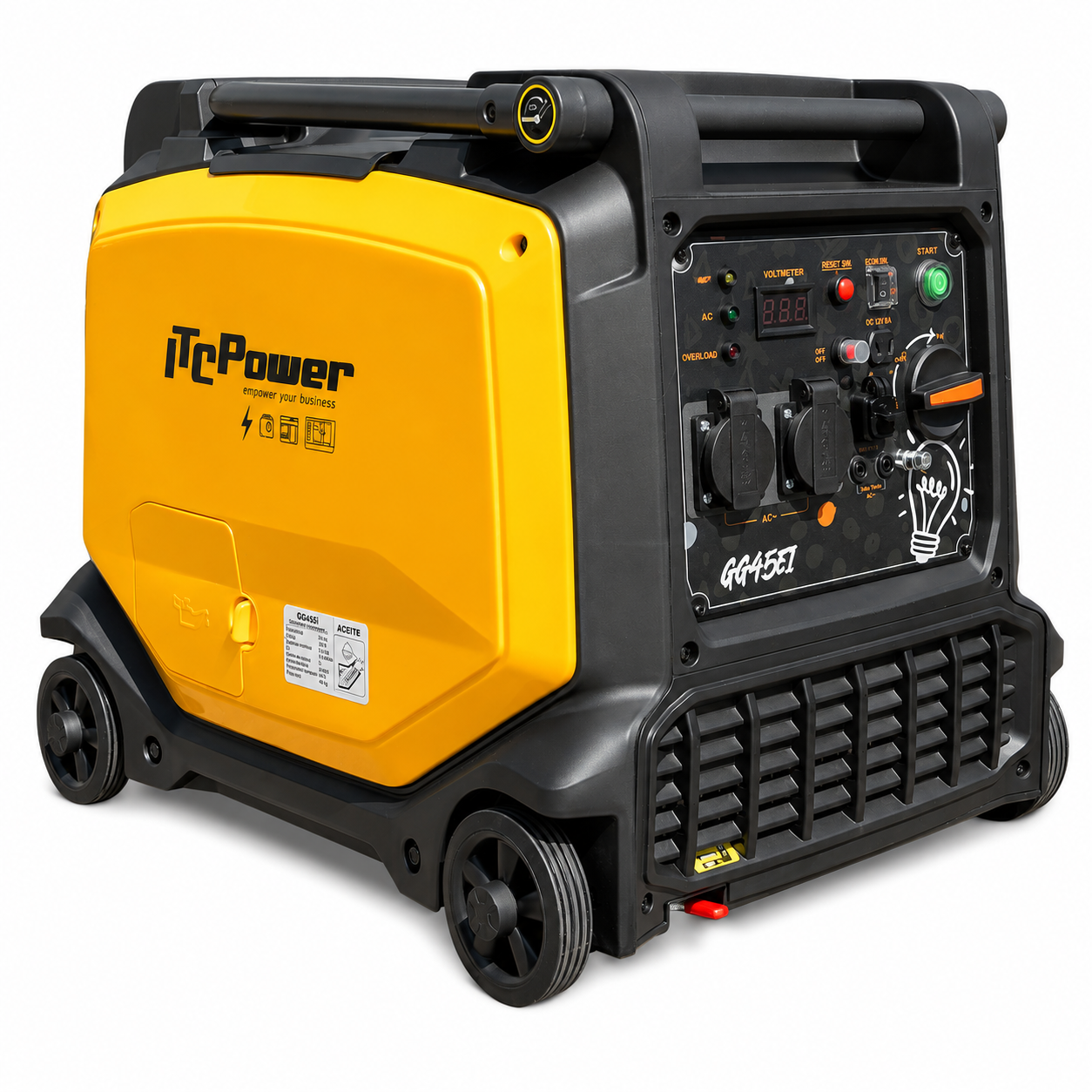 ITC POWER 3800 Watt Benzin Inverter Stromaggregat GG45EI