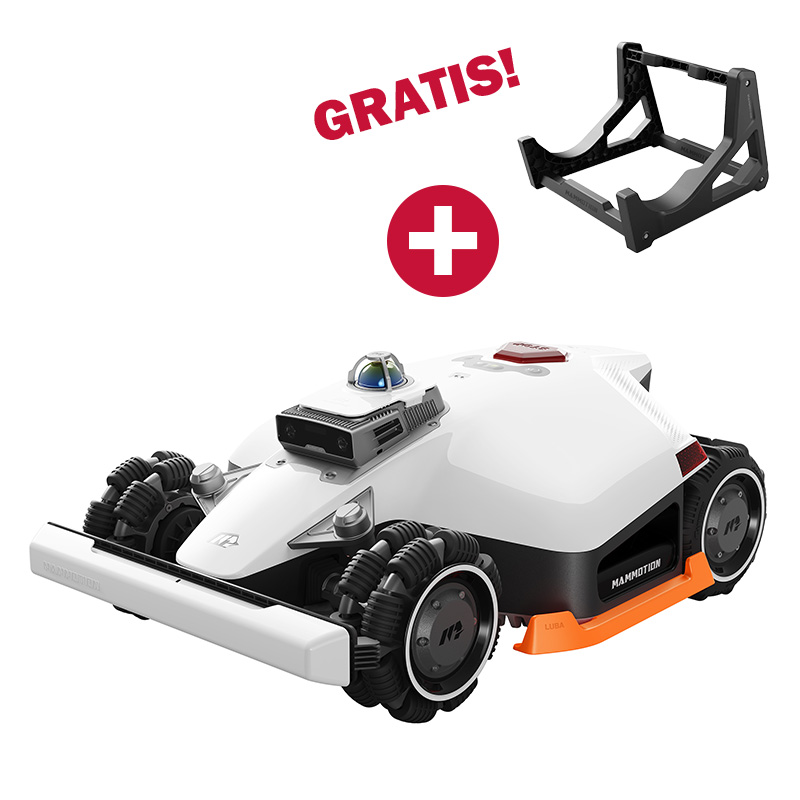 Mammotion Mähroboter LUBA 3 AWD 5000 | für 5000 m² mit 360° LiDAR + NetRTK + Dual-Camera-Vision