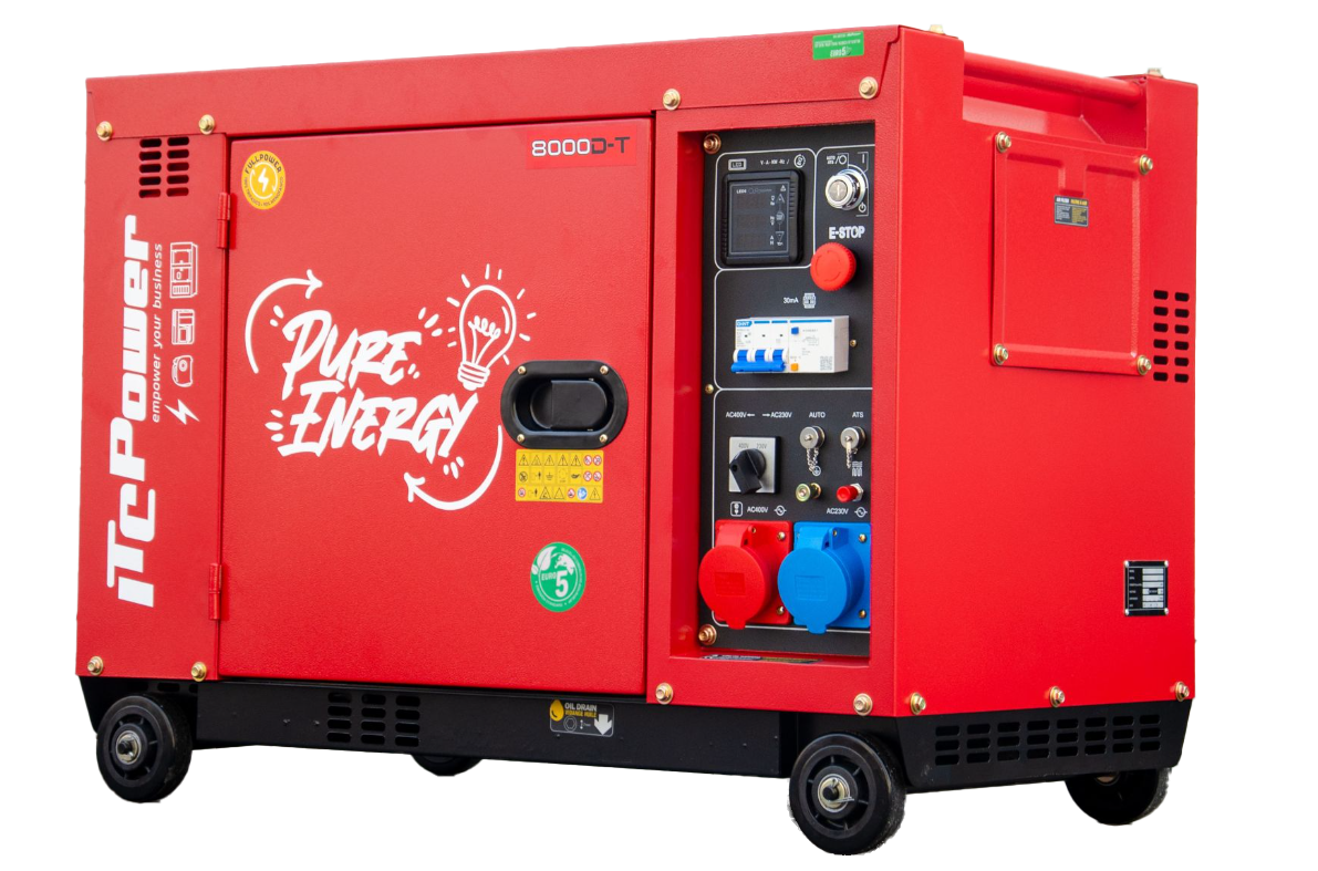 ITC Power, Full Power Stromaggregat Diesel 8 kVA 8000D-T 230&400 V Stromerzeuger ITC Power, Full Power Stromaggregat Diesel 8 kVA 8000D-T 230&400 V Stromerzeuger