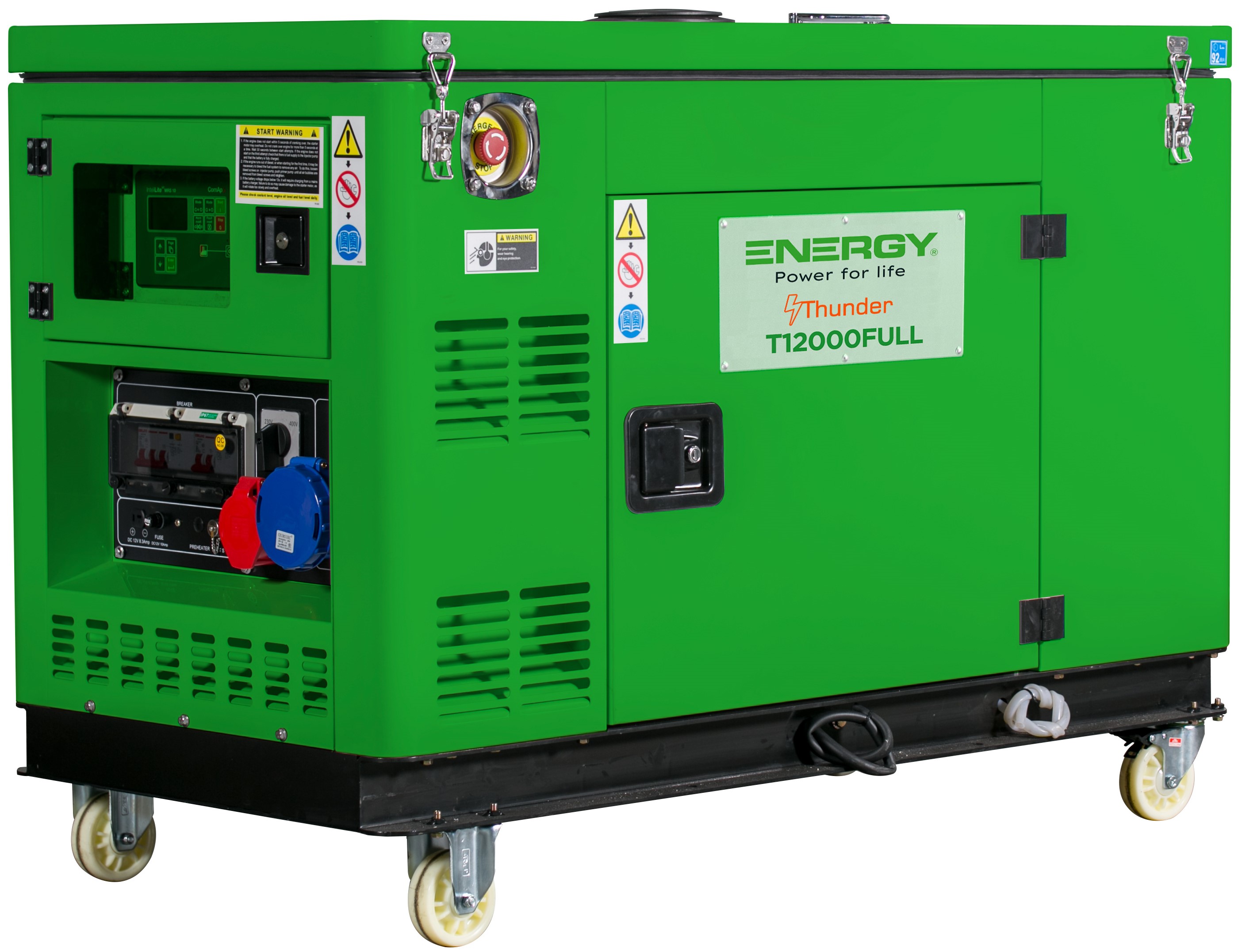 Energy 12,5 kVA, Wassergekühlt Diesel, T12000FULL Stromaggregat