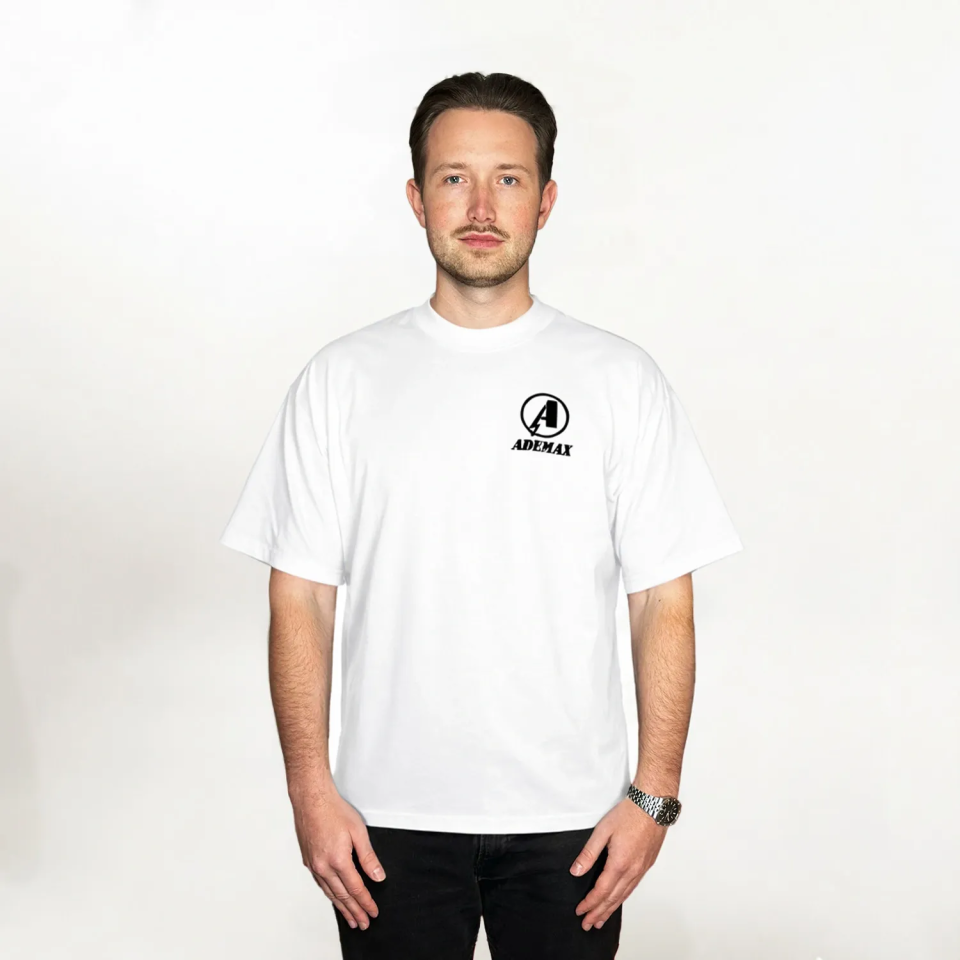 Team Ademax Oversized T-Shirt Unisex Stanley/Stella Weiß