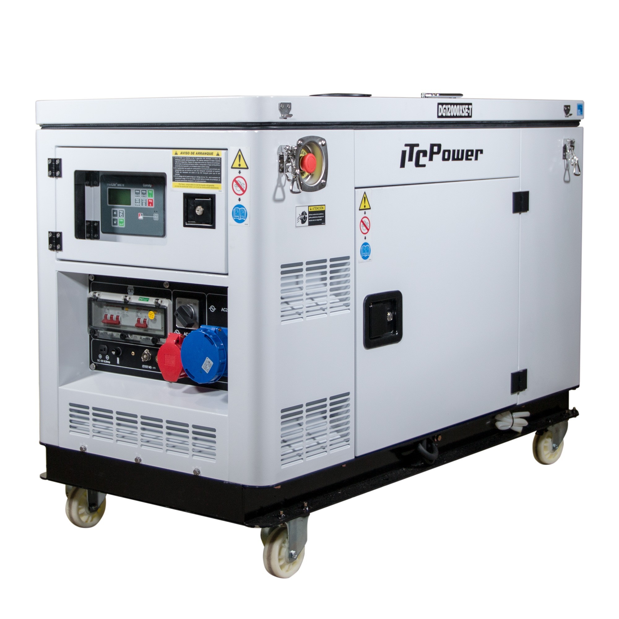 ITC POWER 12,5 kVA Wassergekühlt Diesel DG12000XSE-T Stromaggregat Stromerzeuger