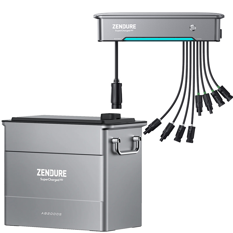 Zendure SolarFlow Balkonkraftwerk mit Speicher, Hyper 2000 mit 1800W Solar Eingang, 1200W AC-Laden, 1200W Ausgang, Eingebaute Mikrowechselrichter, TOU, AB2000X 1920Wh, 860W bifacial Solarpanel Zendure SolarFlow Balkonkraftwerk mit Speicher, Hyper 2000 mit 1800W Solar Eingang, 1200W AC-Laden, 1200W Ausgang, Eingebaute Mikrowechselrichter, TOU, AB2000X 1920Wh, 860W bifacial Solarpanel