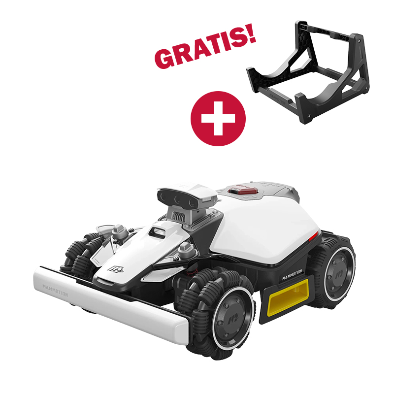 Mammotion Mähroboter LUBA mini 2 AWD 1000 | 1000 m² mit Tri-Camera-Vision & Kantenschneider für präziseren Schnitt