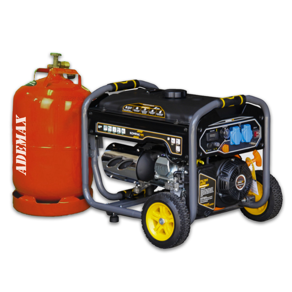 Gas & Benzin KOMPAK Stromerzeuger Stromaggregat 3.300 Watt K4000S-DF Gas & Benzin KOMPAK Stromerzeuger Stromaggregat 3.300 Watt K4000S-DF