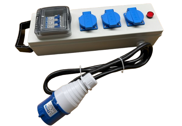 Adapter Verteiler 230V 32A mit Kabel für ITC POWER Hyundai Kompak Energy Stromaggregate