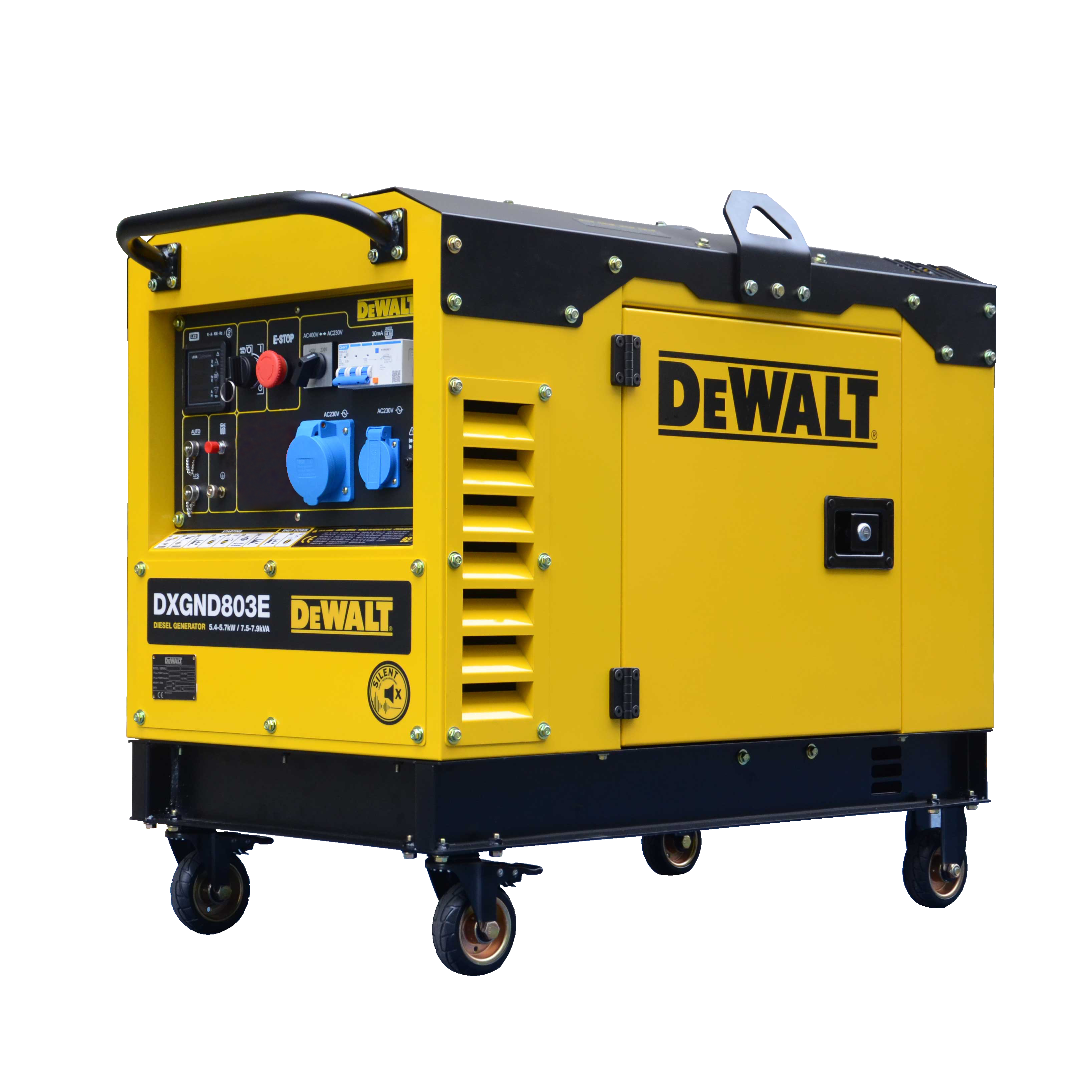 DeWalt Stromerzeuger 6,3 kW Diesel DXGND63E Stromaggregat