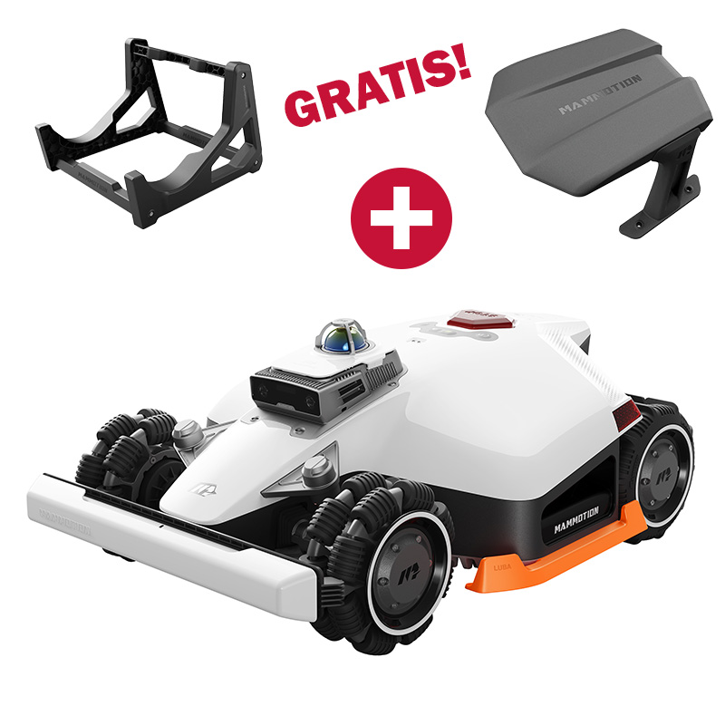 Mammotion Mähroboter LUBA 3 AWD 5000 | für 5000 m² mit 360° LiDAR + NetRTK + Dual-Camera-Vision