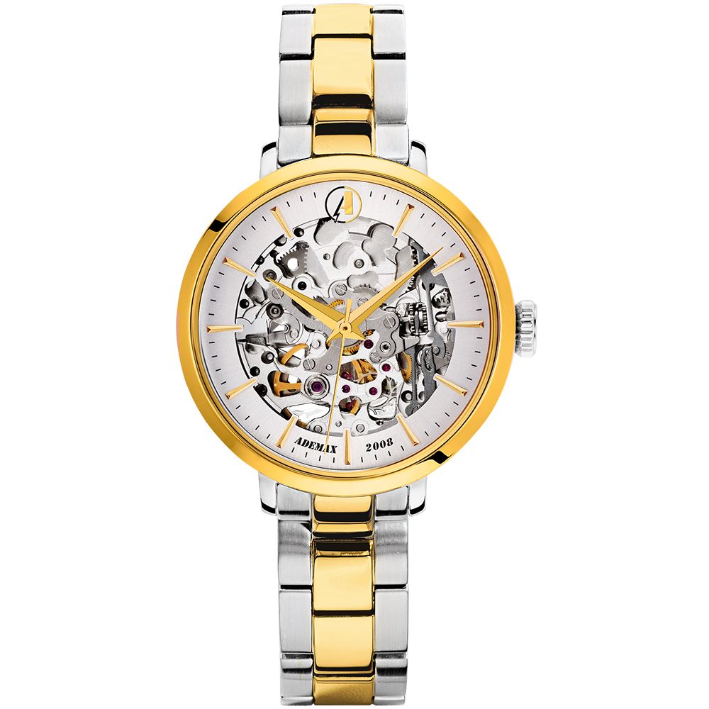 Limited Edition Ademax Damen Uhr von Pierre Lannier Zweifarbig mit Edelstahlarmband