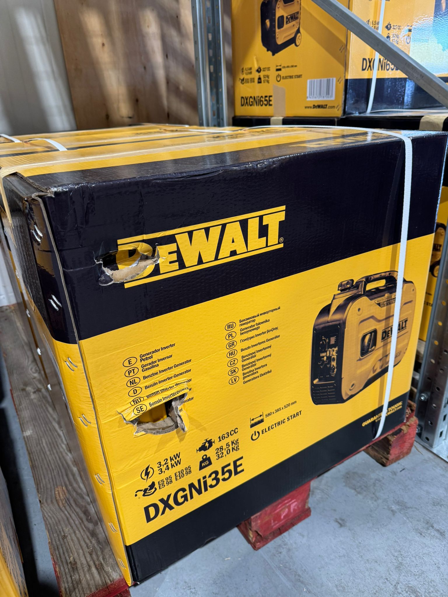 [OUTLET#476] DeWalt Inverter 3400 Watt Benzin DXGNi35E Stromaggregat