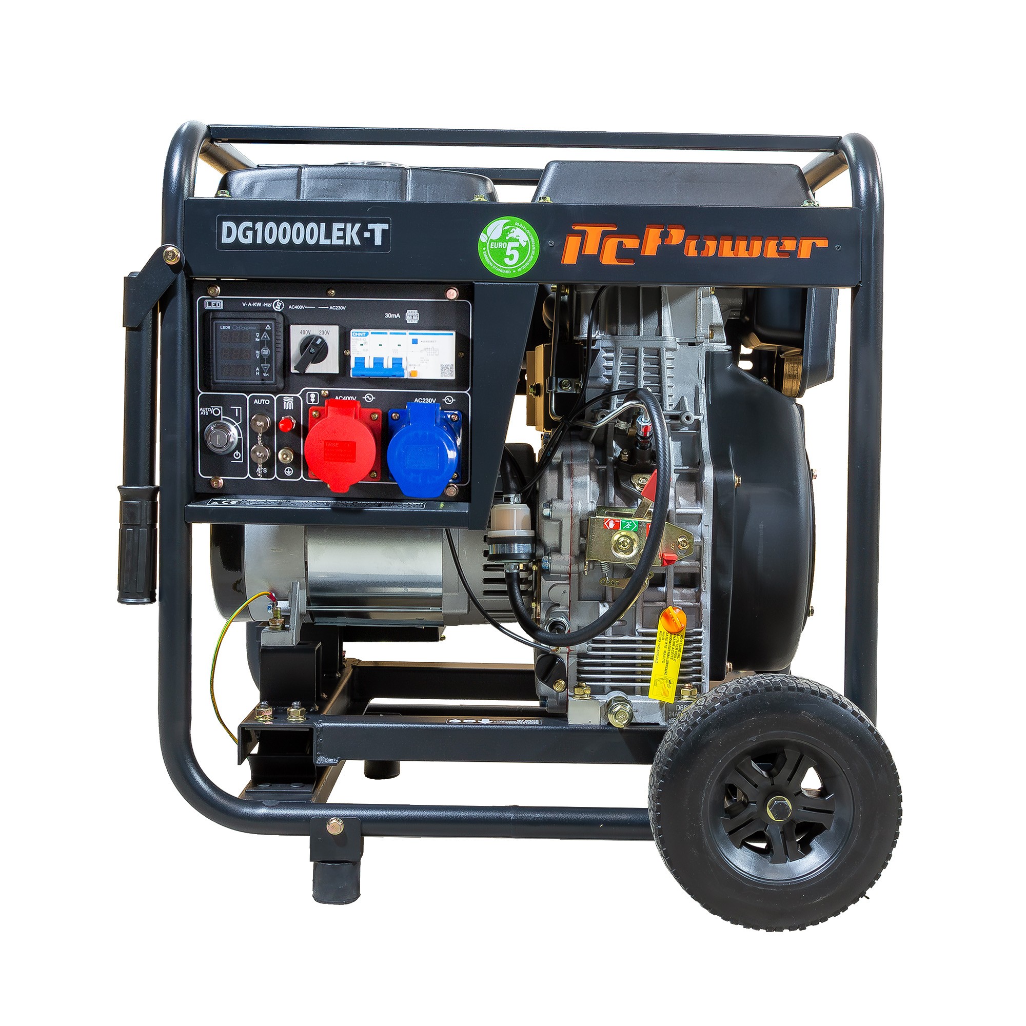 ITC POWER 10,6 kVA Diesel DG10000LEK-T Stromaggregat Stromerzeuger ITC POWER 10,6 kVA Diesel DG10000LEK-T Stromaggregat Stromerzeuger
