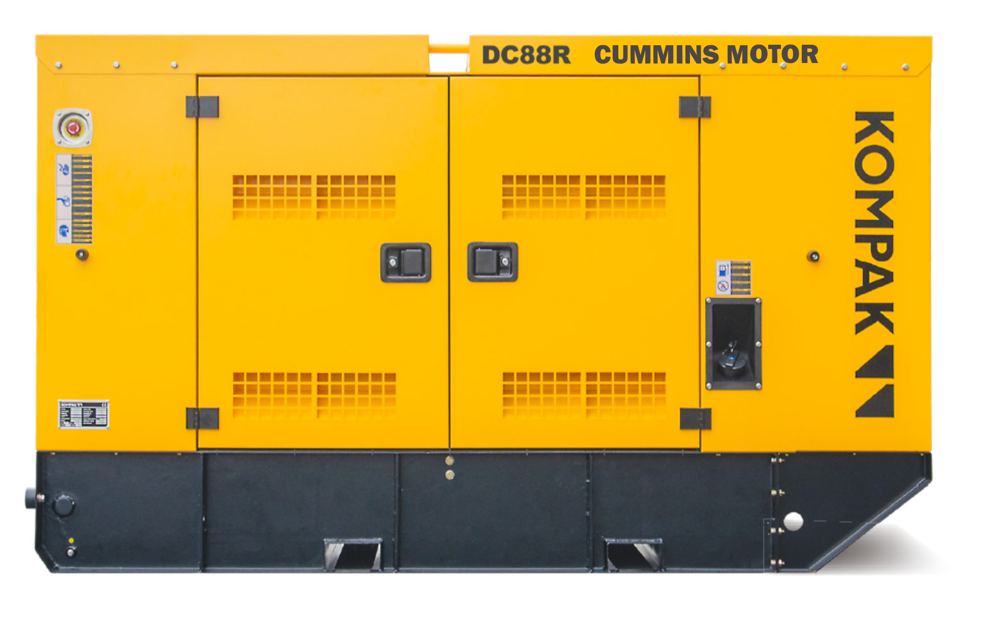 88 kVA CUMMINS Diesel DC88R Industrie Stromerzeuger von KOMPAK