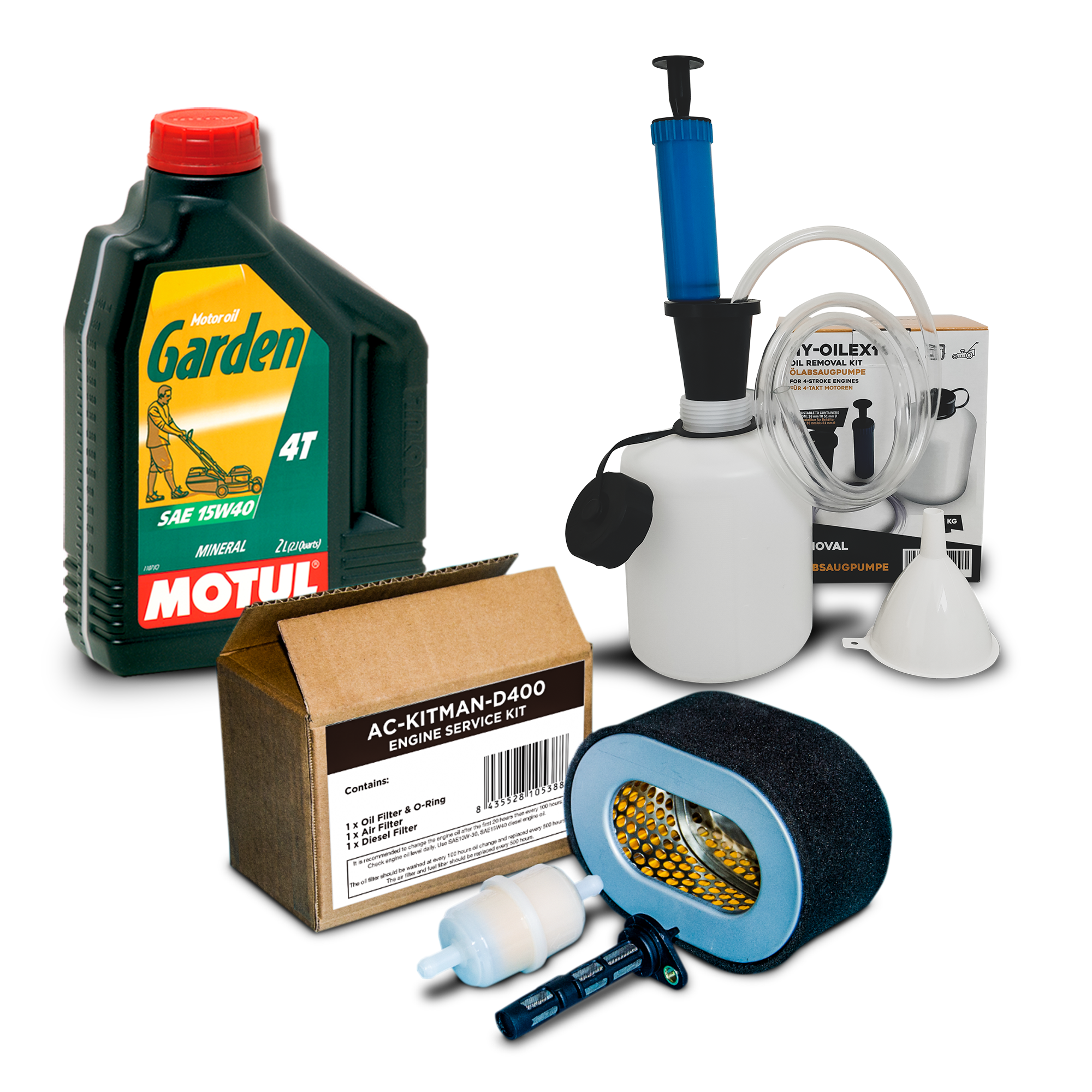 Wartungsset Diesel Komplett Stromaggregate ITC Power / Hyundai / Kompak / B+D Wartungsset Diesel Komplett Stromaggregate ITC Power / Hyundai / Kompak / B+D