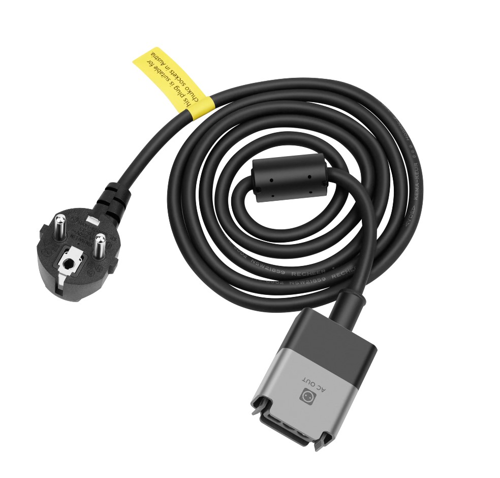ECOFLOW AC-Kabel 5 Meter, Einspeisekabel für PowerStream ECOFLOW AC-Kabel 5 Meter, Einspeisekabel für PowerStream