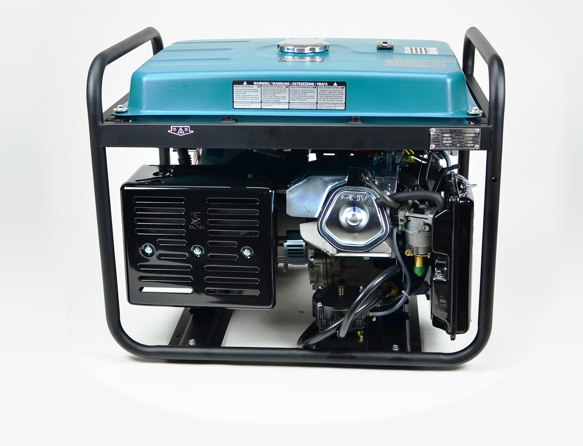 K&S Gas- und Benzin-Stromaggregat 5.500 Watt KS7000EG Dual Fuel