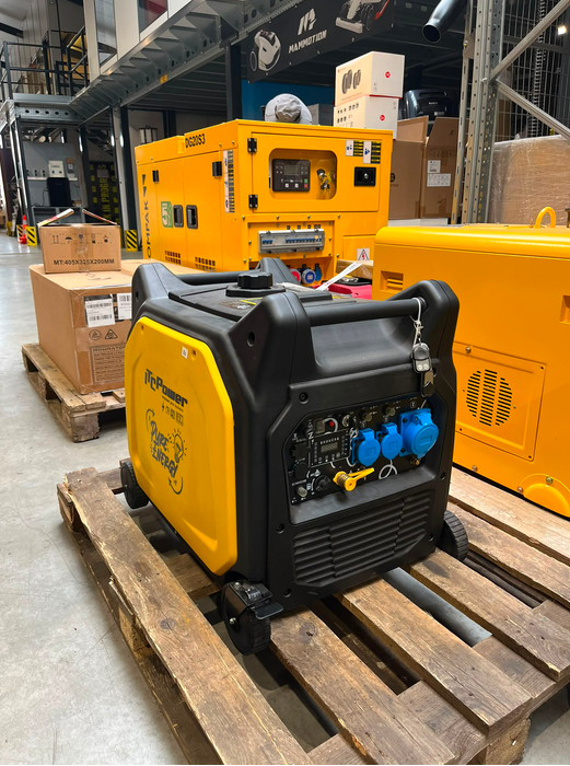 [OUTLET#696] ITC POWER 7700 Watt Gas & Benzin GG75Ei-DF Inverter Stromaggregat