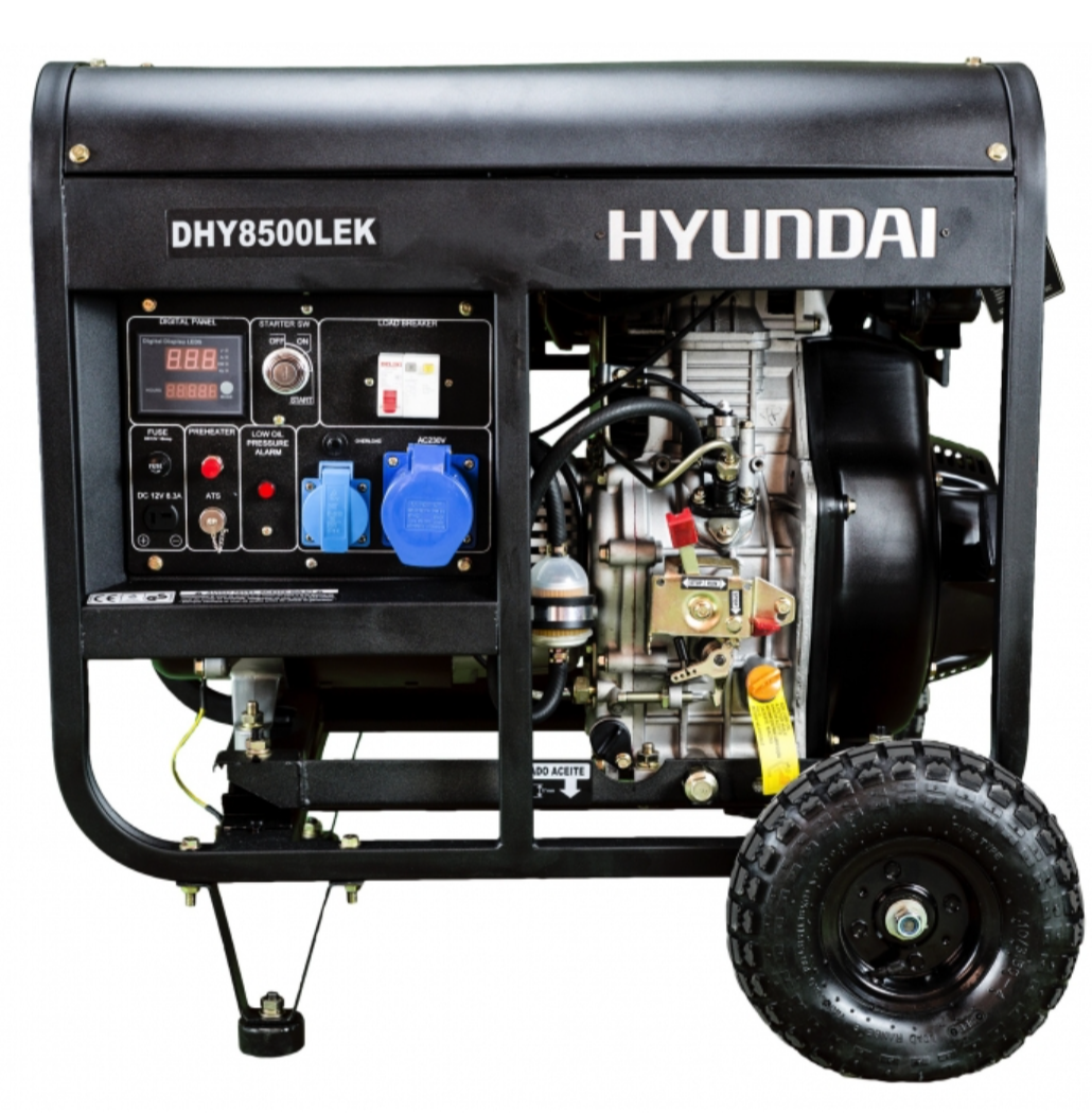 HYUNDAI DHY8500LEK, 6500 Watt Diesel Stromaggregat HYUNDAI DHY8500LEK, 6500 Watt Diesel Stromaggregat