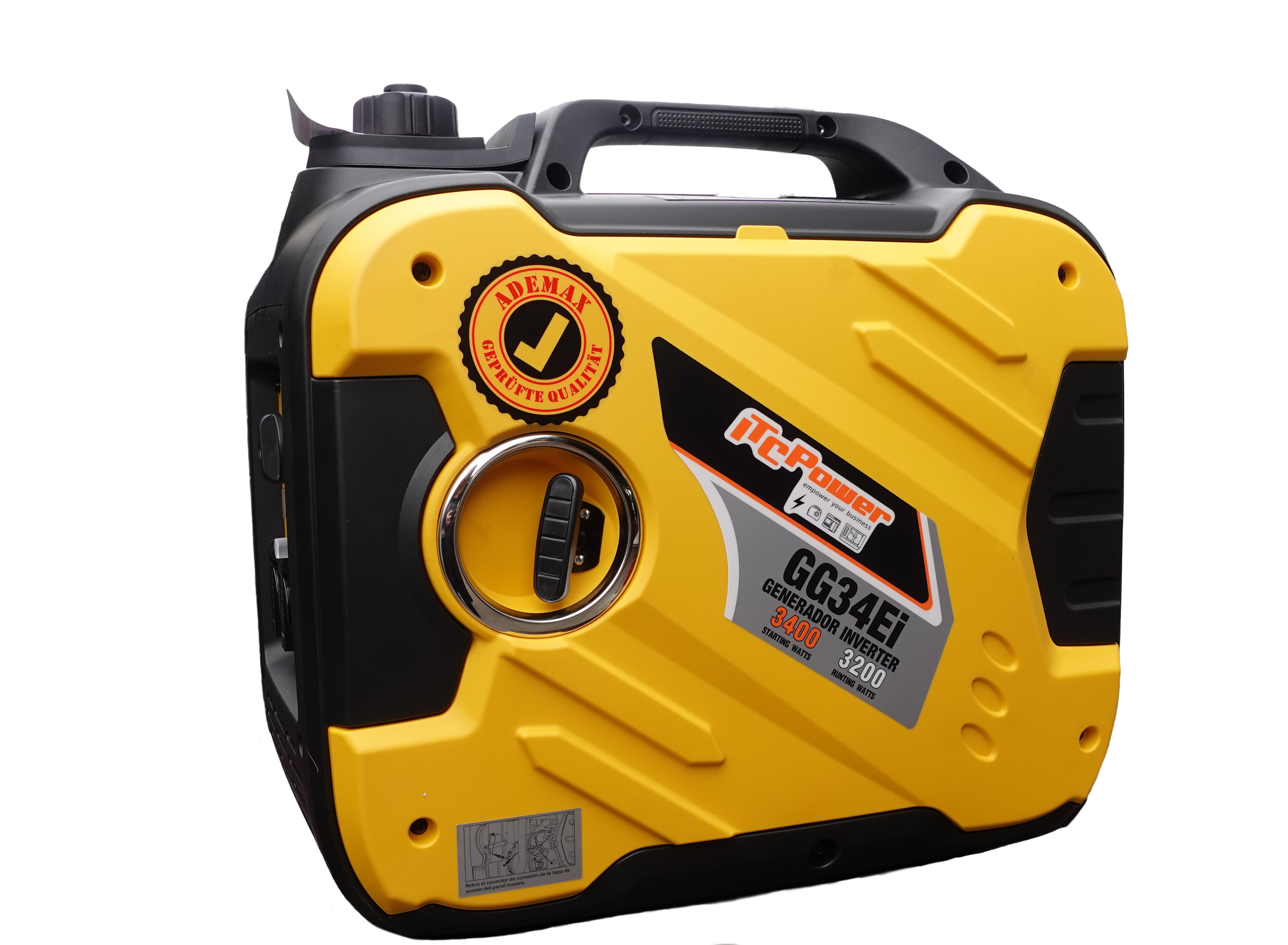 ITC POWER Inverter 3400Watt Benzin GG34Ei Stromaggregat ITC POWER Inverter 3400Watt Benzin GG34Ei Stromaggregat